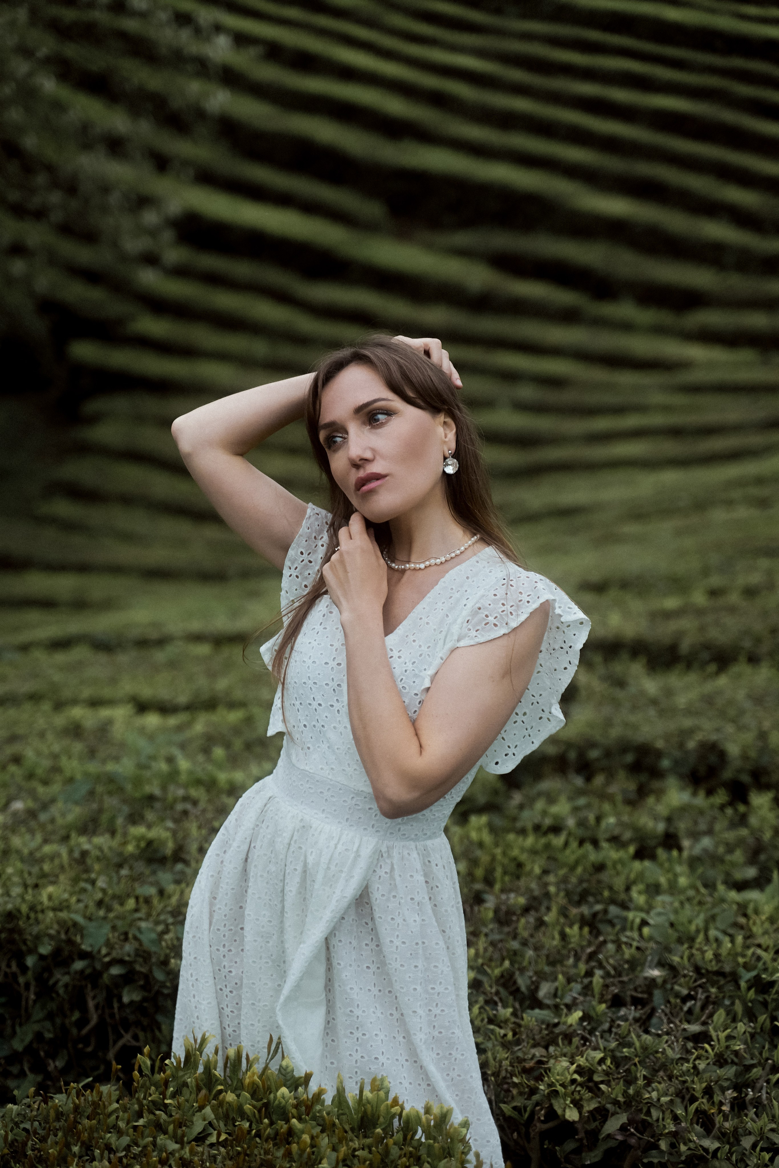 Ольга, фотосессия в Чайных плантациях