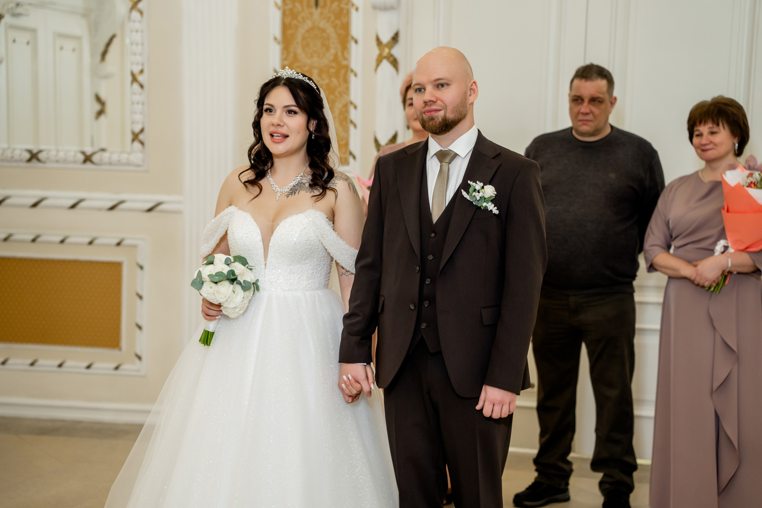Дарина и Александр. Сборы невесты, загс, банкет. Фотограф и видеограф в Москве и Московской области Мария Вишня
