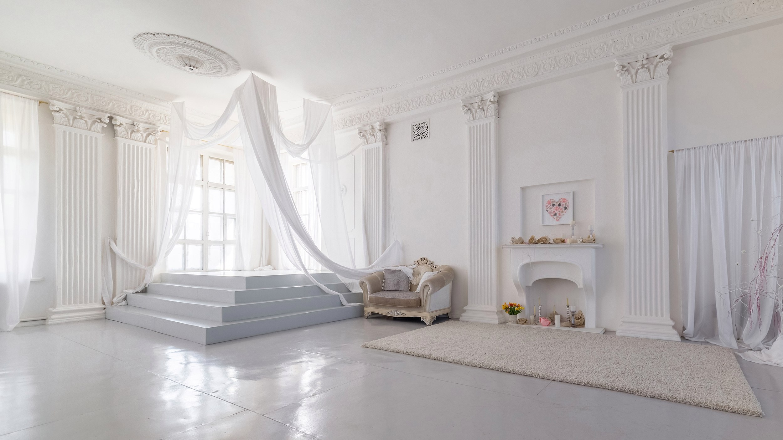 Зал «Белый» 256 м²