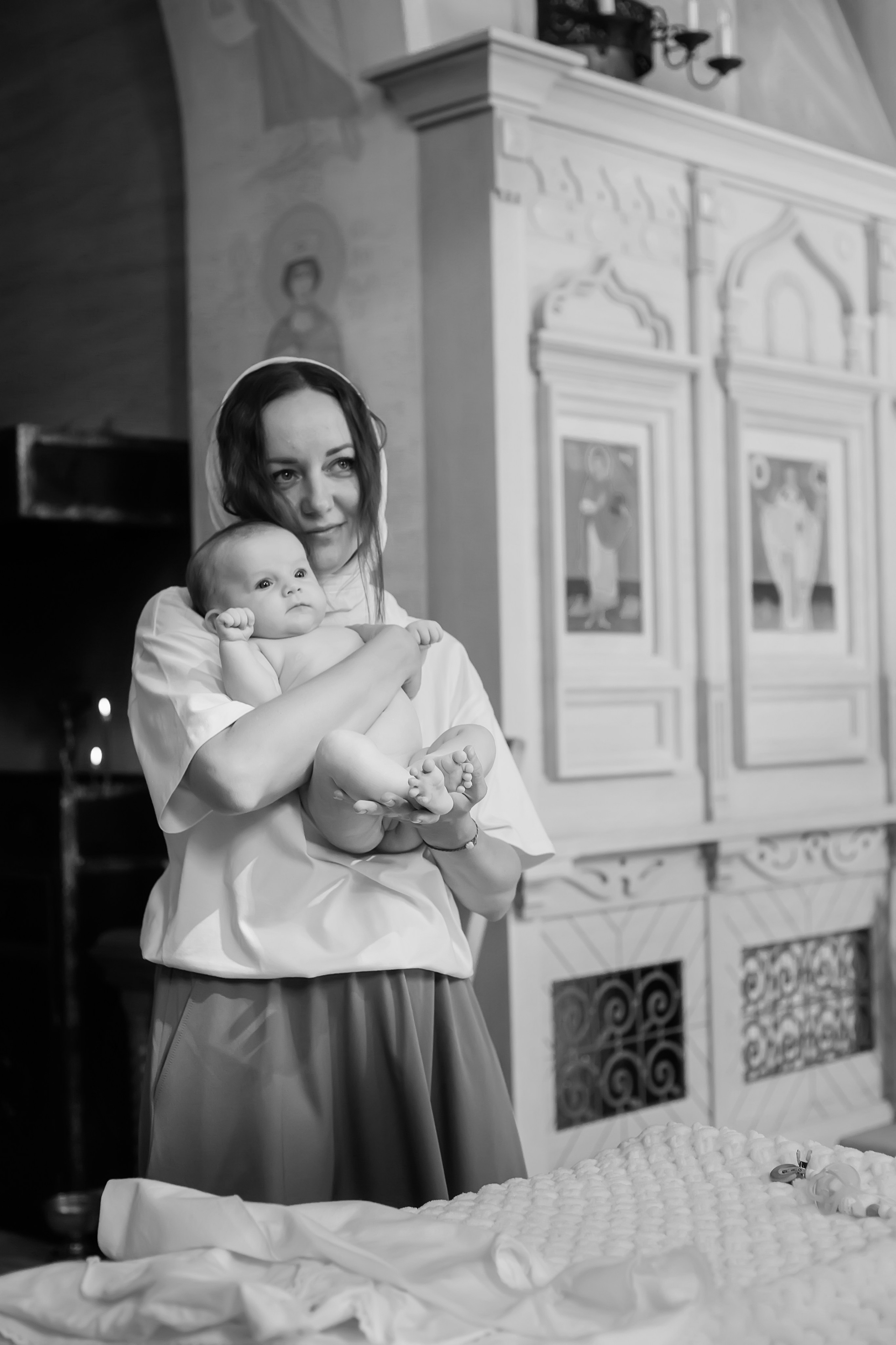 Крещение Валерии. Школьный и детский фотограф Старожилово