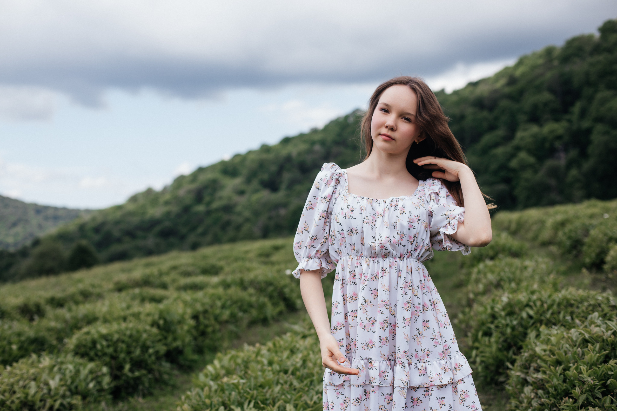 Tea plantation. Efimova Model Agency