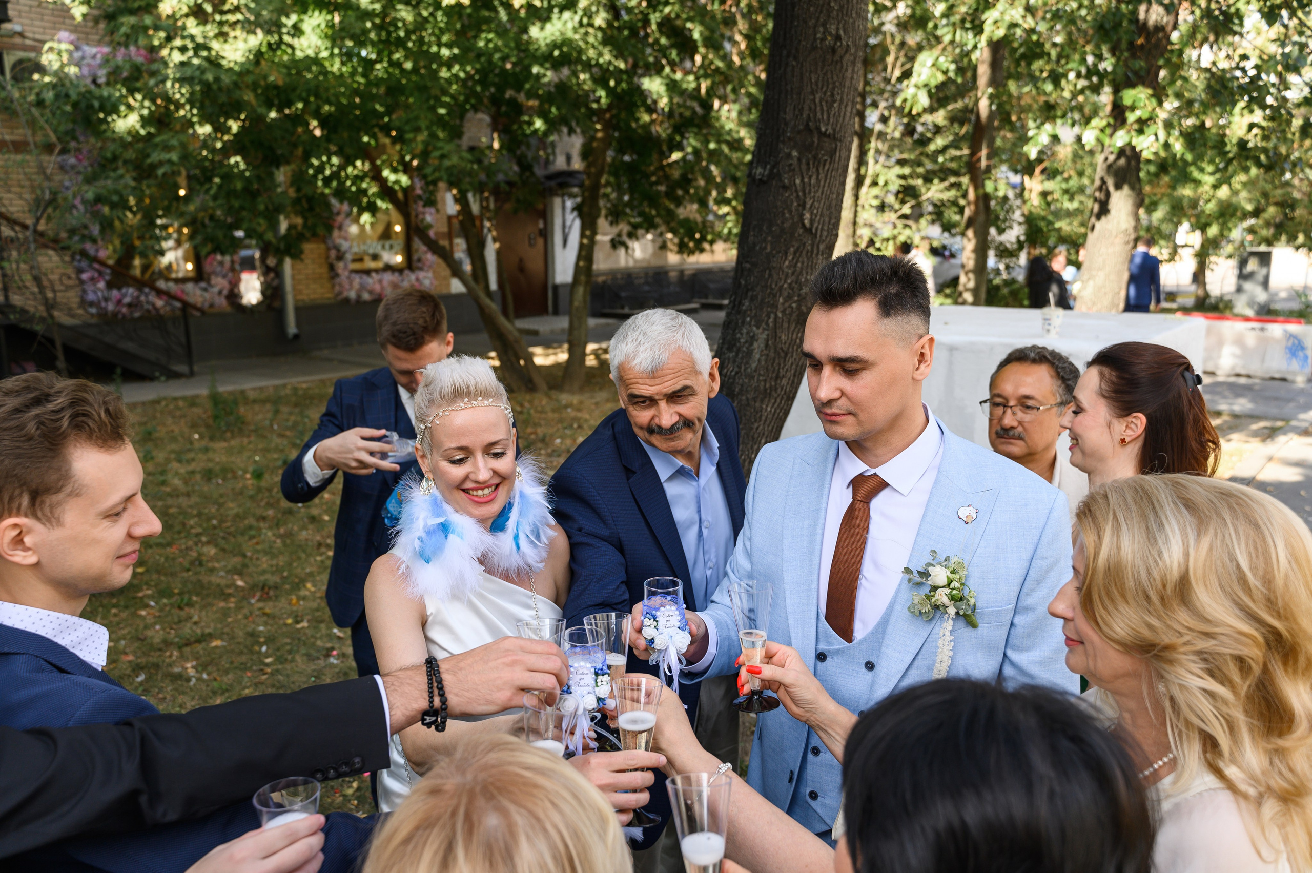 Свадебная фотосессия Дворец бракосочетания № 1. Свадебный фотограф Москва Юрий Кульман