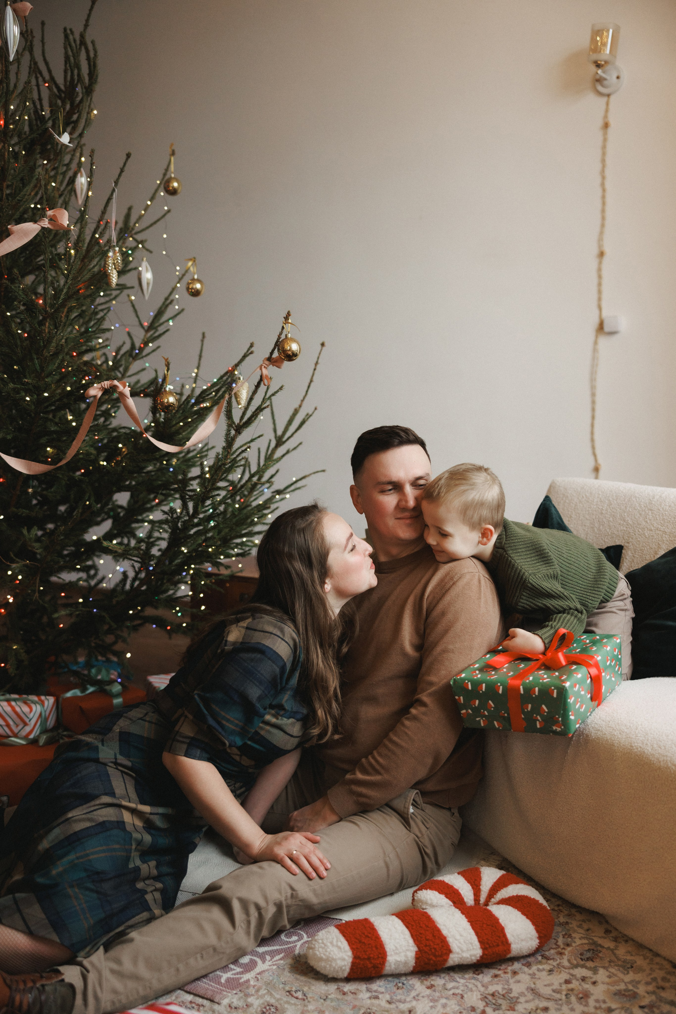 Новогодняя фотосессия в фотостудии «Берлин», город Краснодар. Семейный и детский фотограф в Краснодаре Анна Трашкова