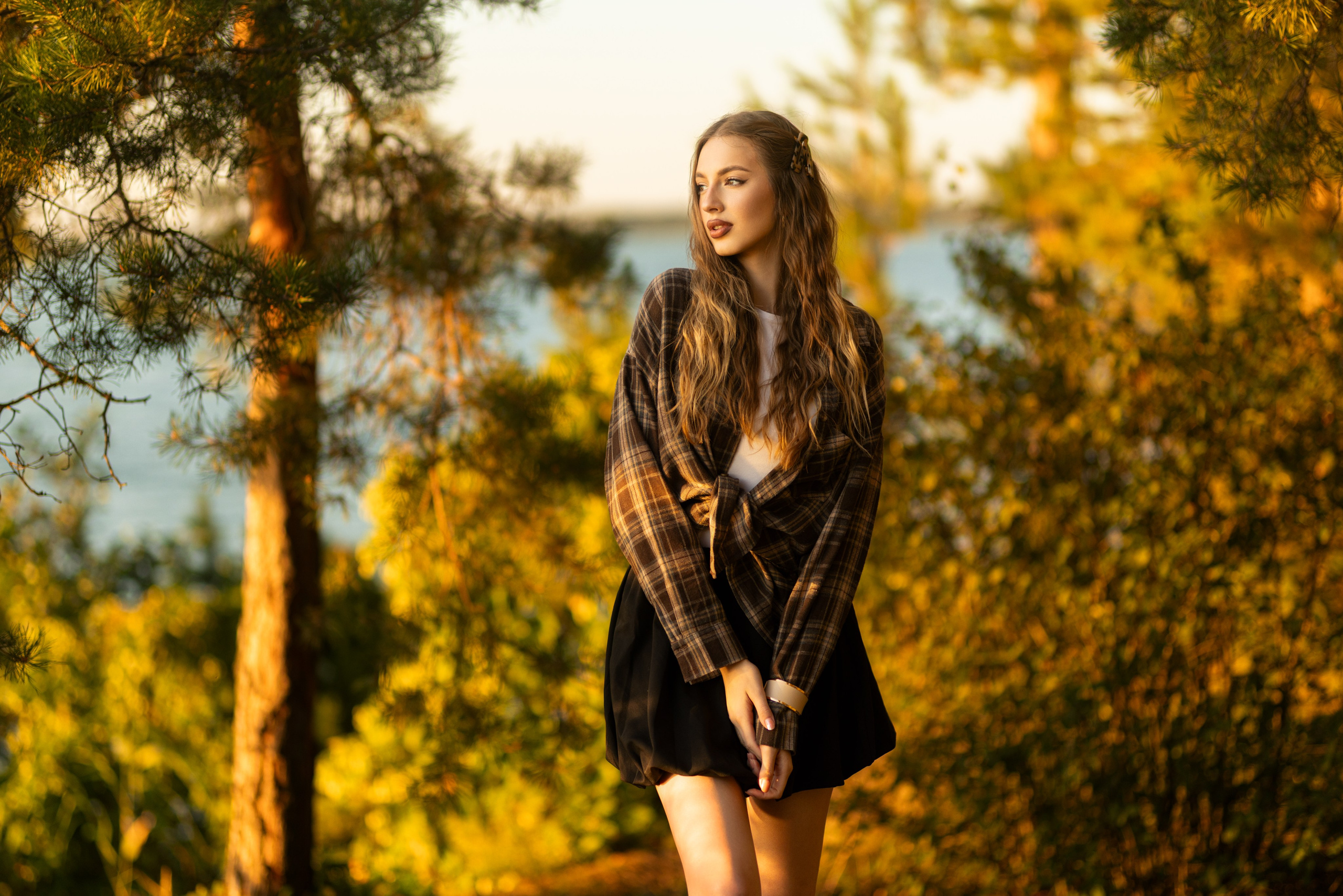 Вечерний фотосет с Ксенией на побережье с дополнительным светом для «себя». Дмитрий Шульгин, портретный фотограф в Воронеже