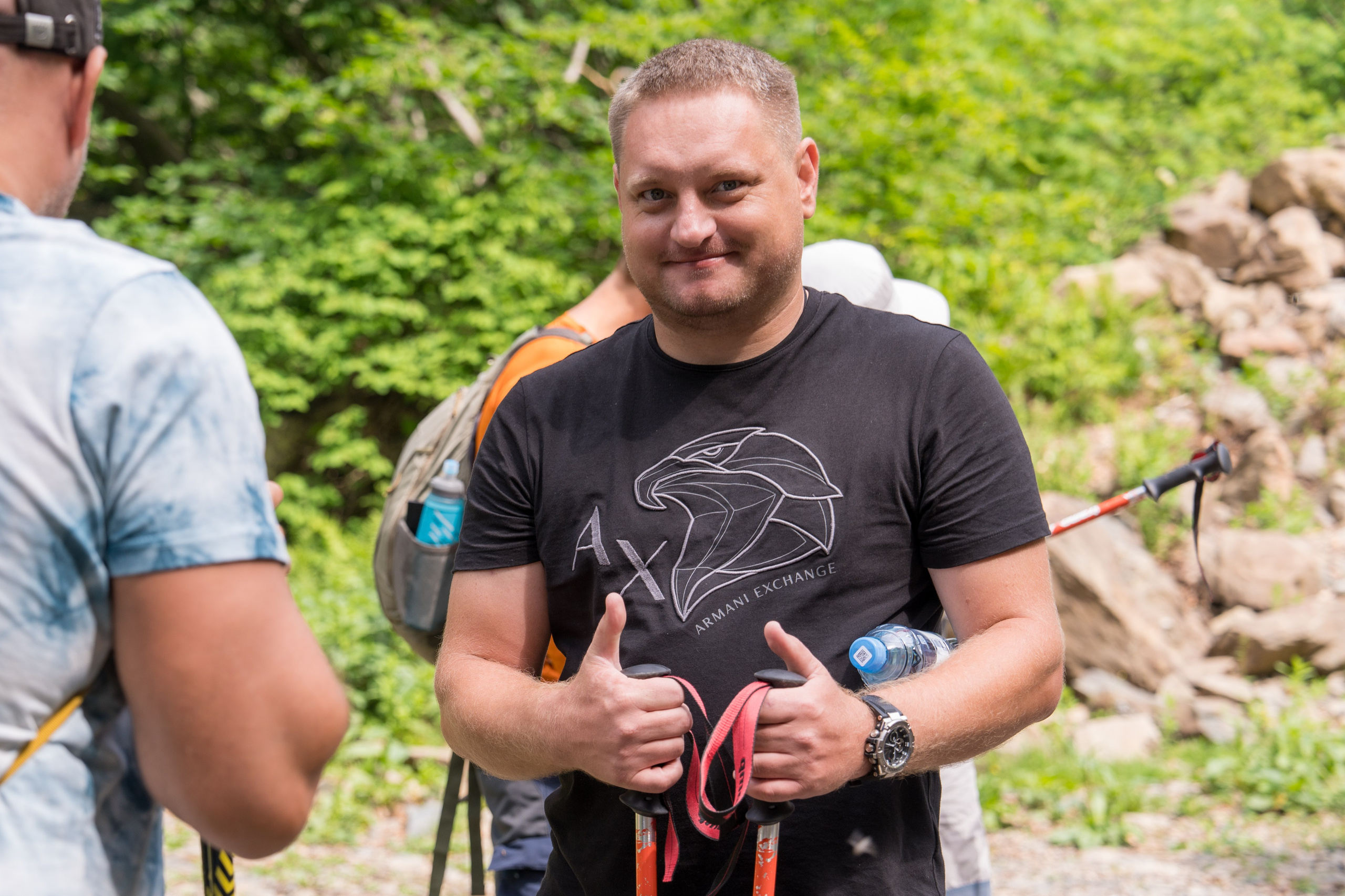 MICE мероприятие для компании «Доставка морем»: хайкинг к Ачипсинским водопадам. Репортажный фотограф в Красной Поляне и Сочи Павлюченко Екатерина