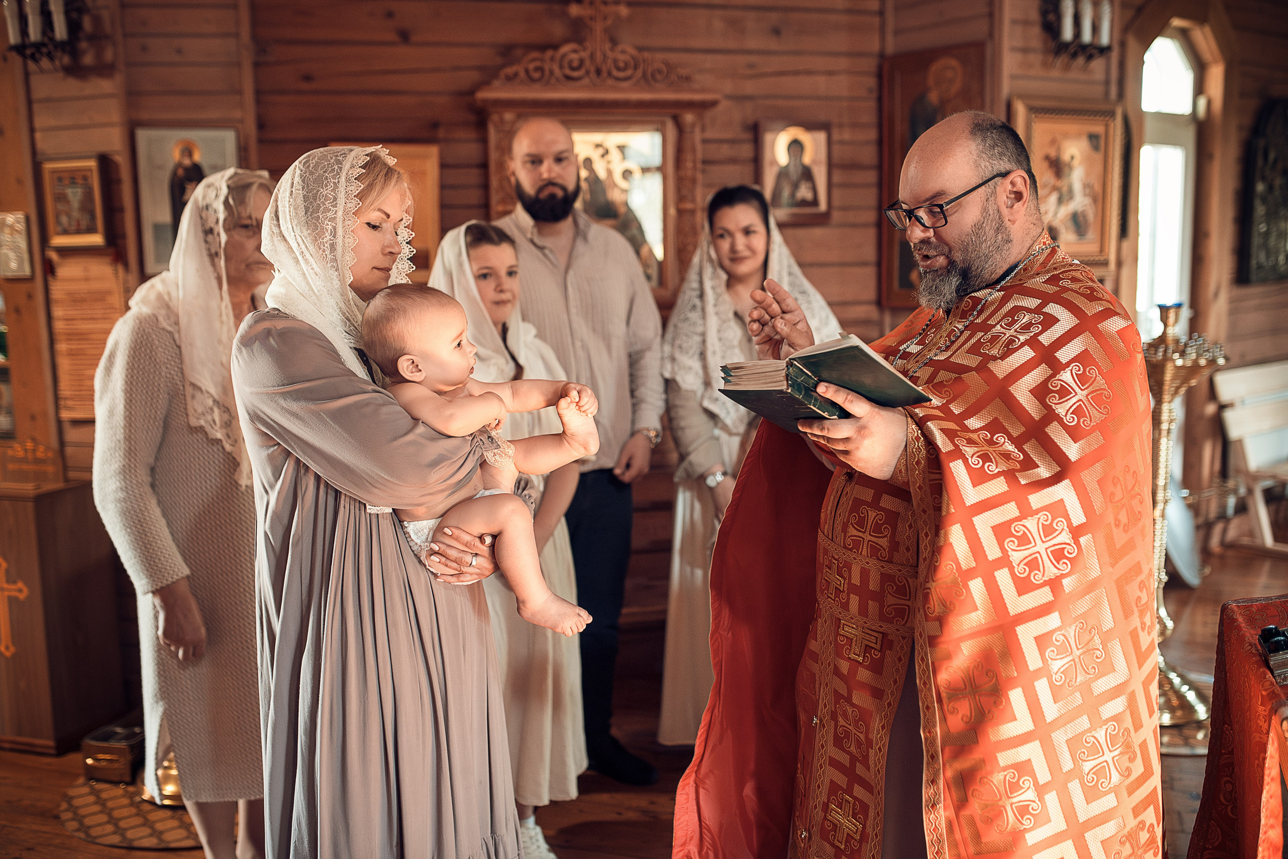 Фотосъемка таинства крещения