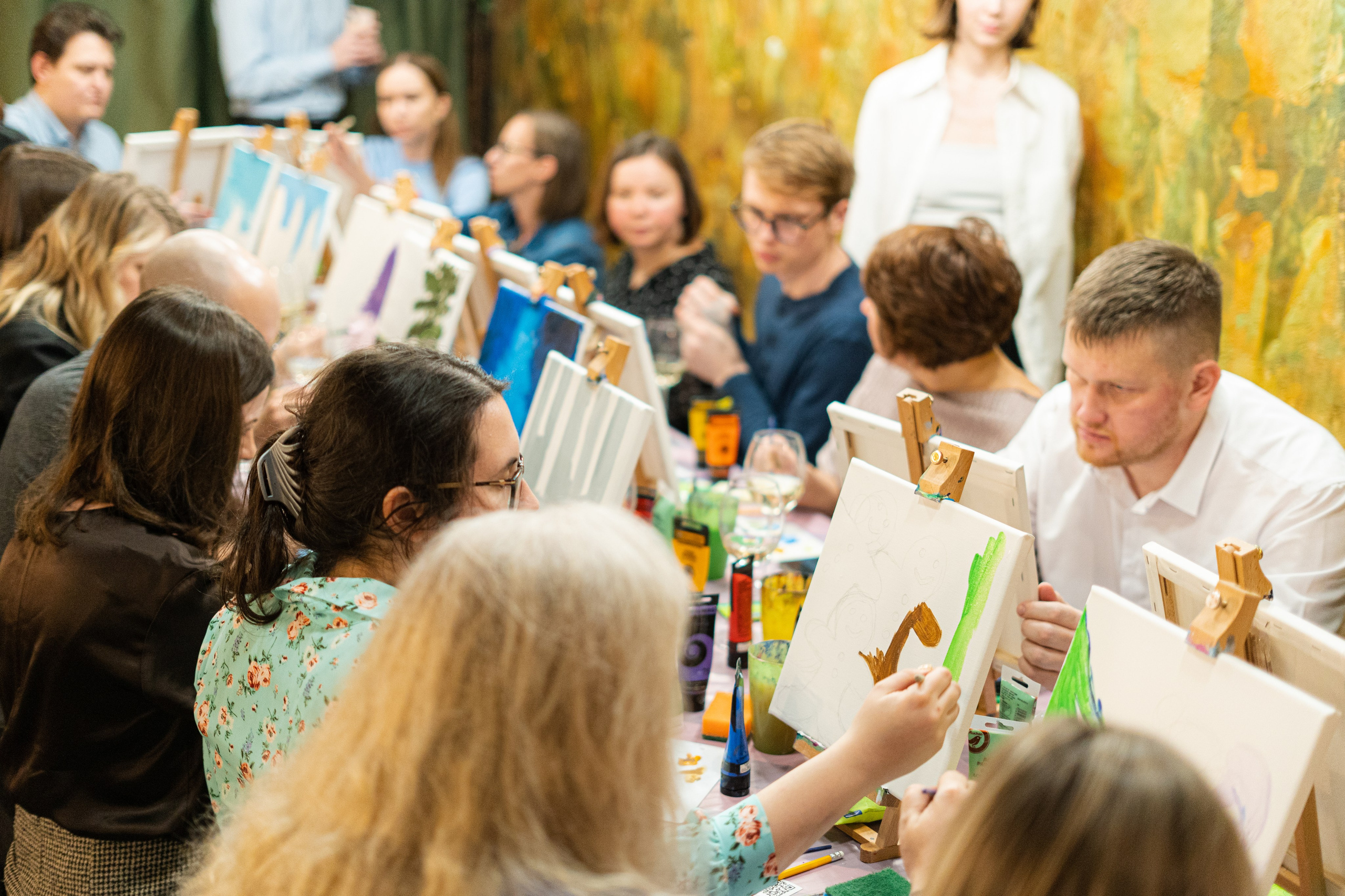 Корпоратив Teach Me Art 2. Портретный фотограф в Москве и Санкт-Петербурге Арина Чех