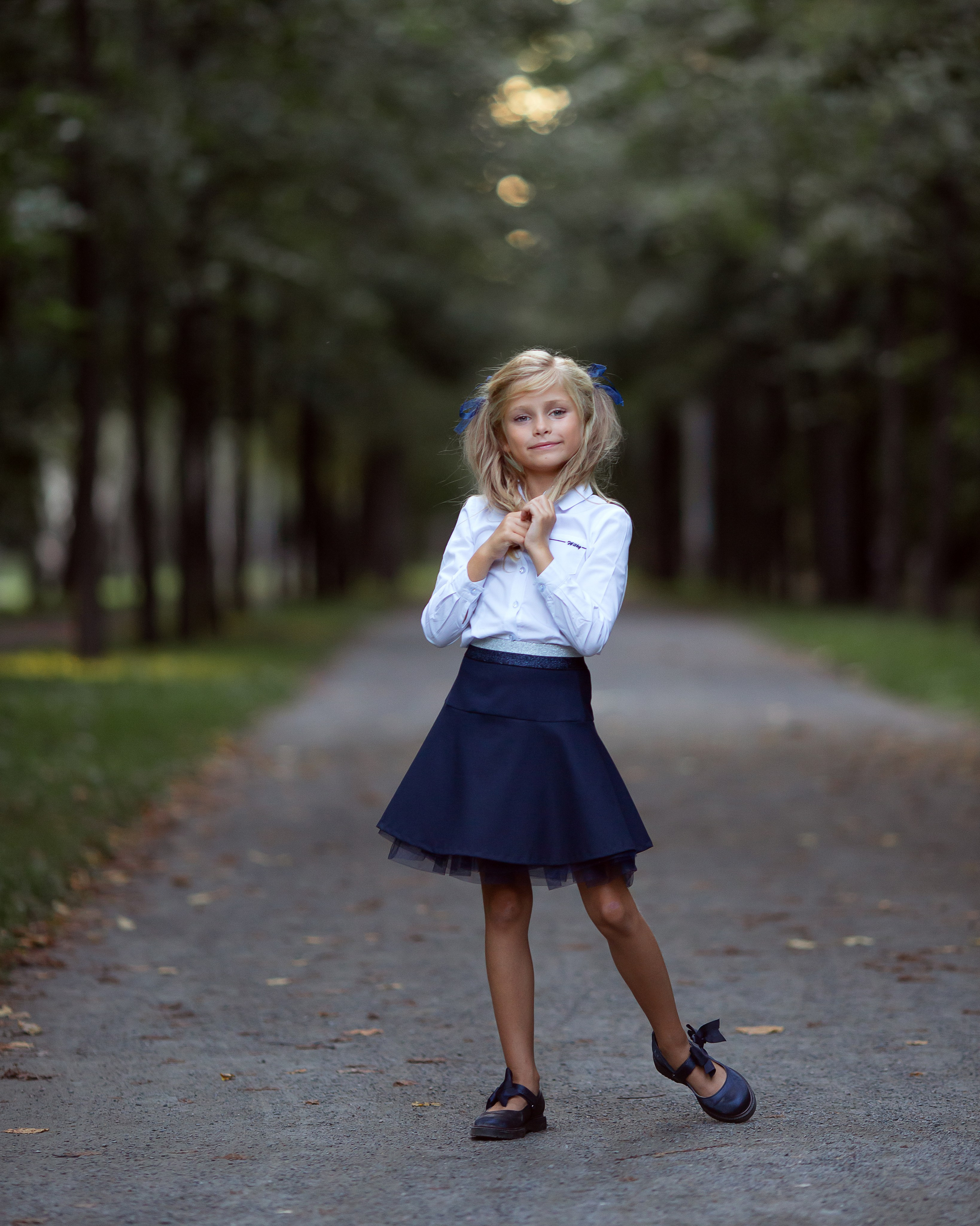 Съемка Алины к 1 сентября. Выпускные альбомы и школьный фотограф в Подольске, Троицке, Щербинке, Москве и Московской области