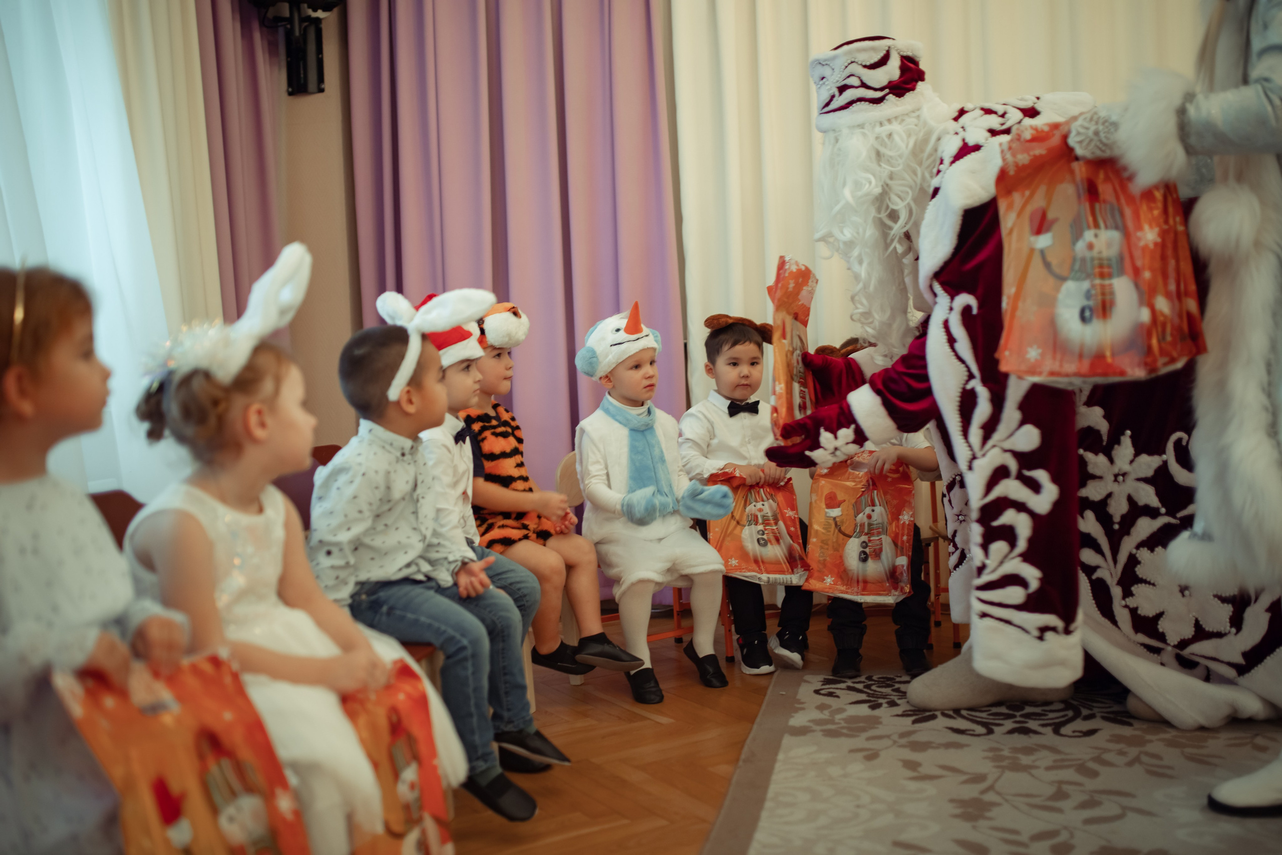 Новогодний утренник в детском саду. Семейный и детский фотограф в Москве Дорогова Екатерина