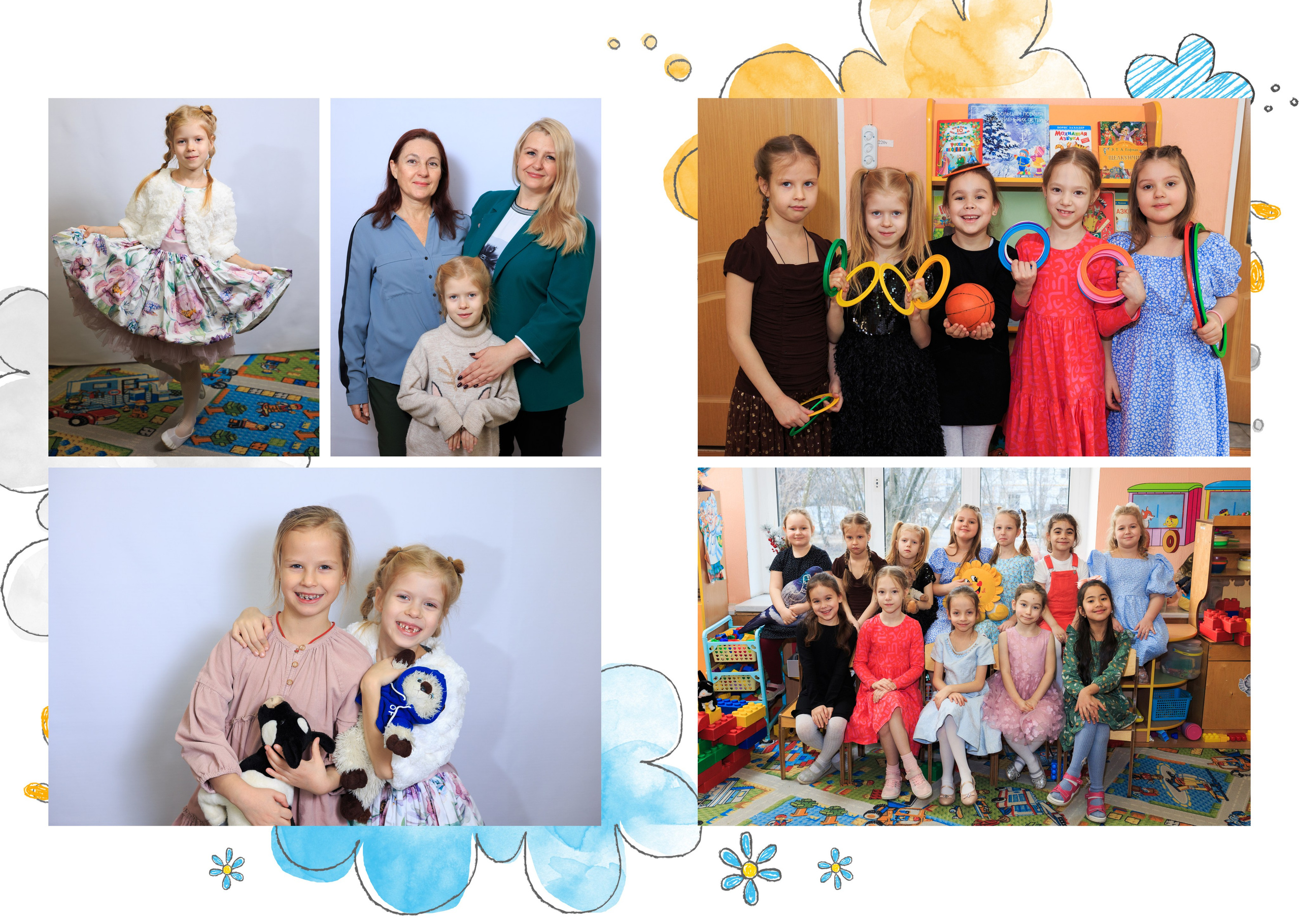 Выпускные альбомы для детского сада от My-Book Стандарт. Выпускные альбомы и общие фото в Москве от Юлии Шевердиной