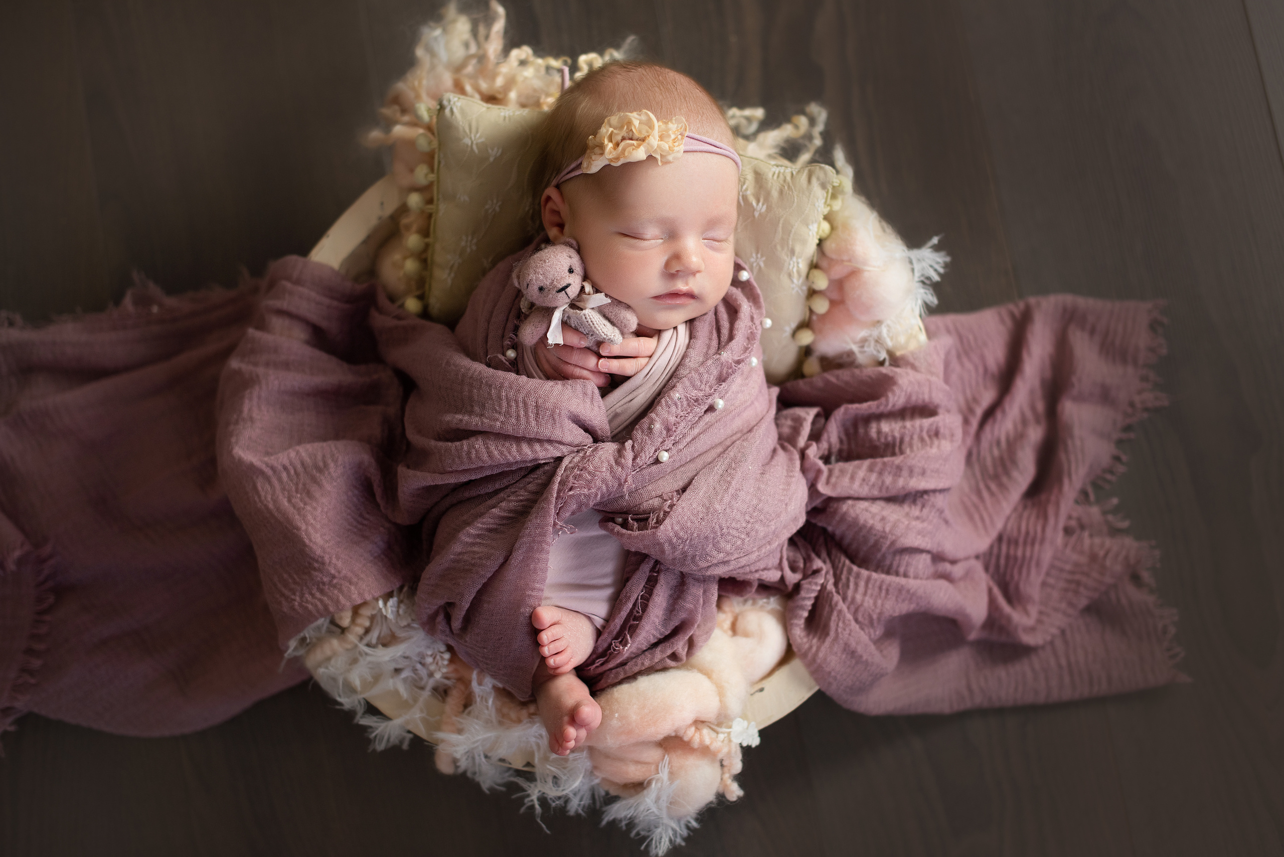 Дарья, 12 дней. Детский и семейный фотограф в Красноярске. Фотосессии новорожденных малышей до 1 месяца