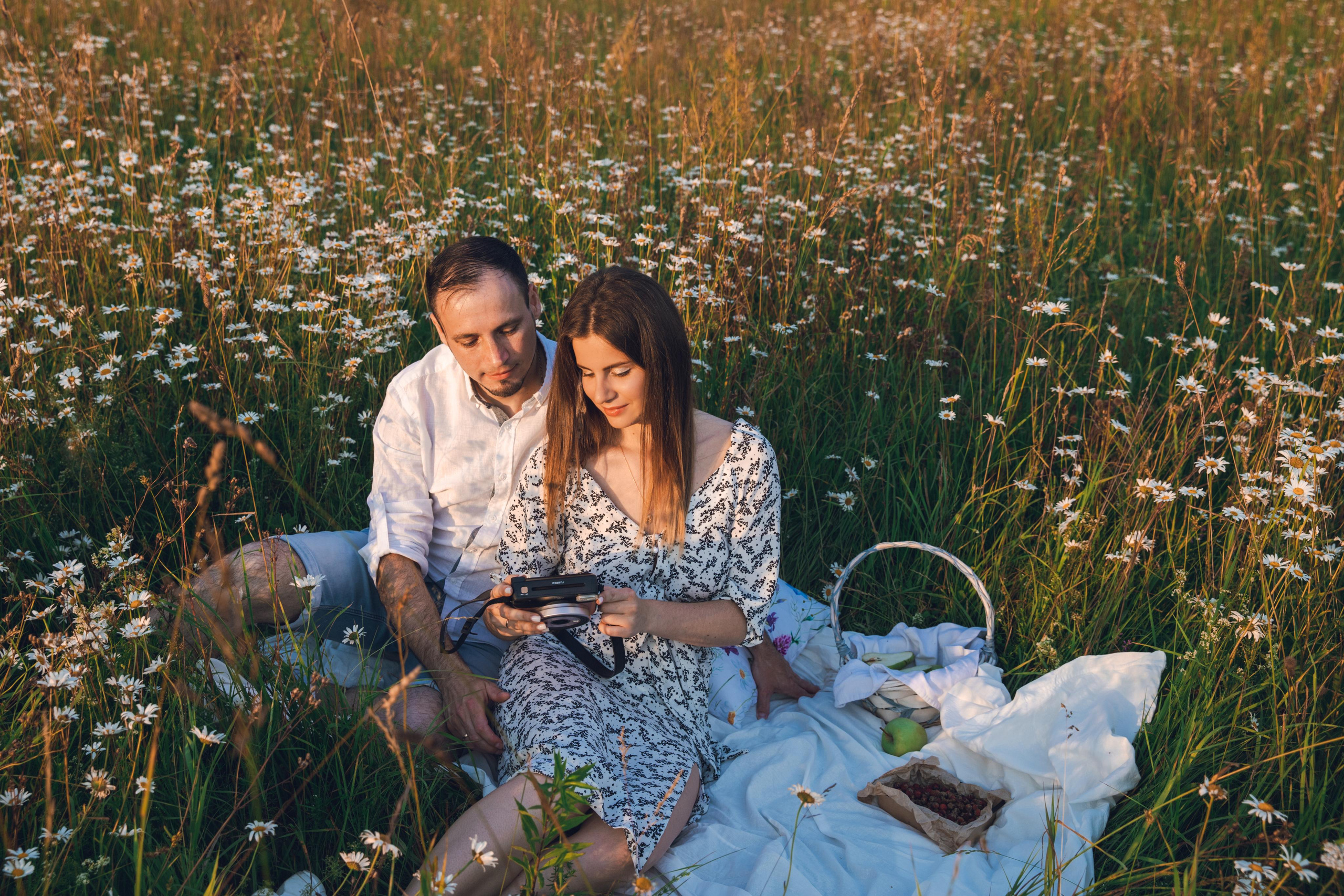 Ромашковый вечер. Женский и семейный фотограф в Туле Катя Вуколова