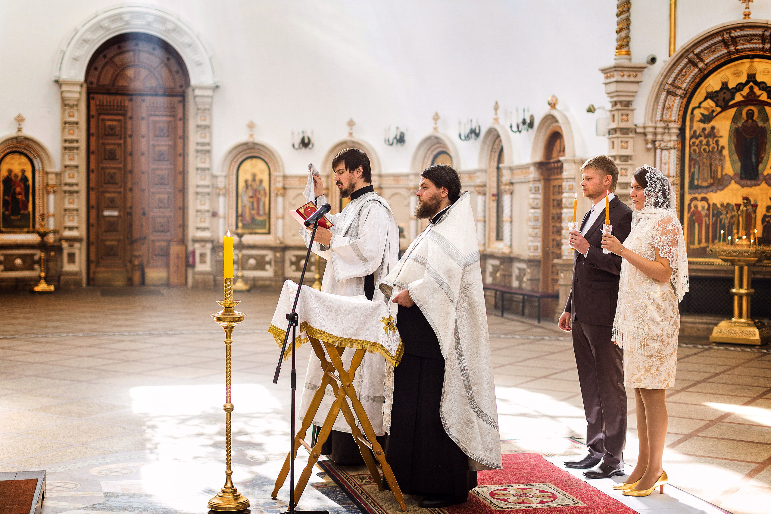Венчание Светланы и Алексея. Фотограф на Крещение, семейный фотограф в Москве