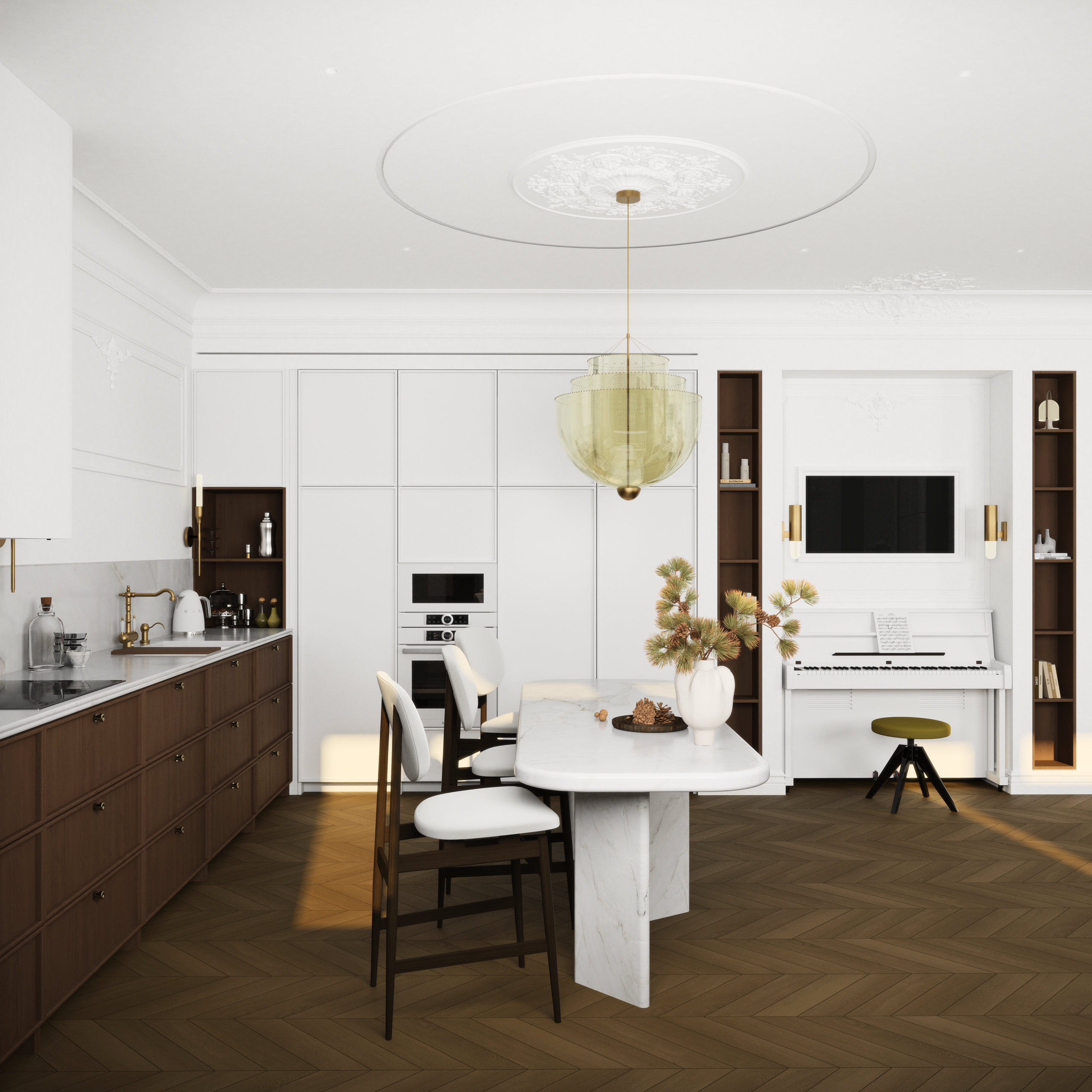 Г. Москва 2-комнатная квартира 65 кв. м. Дизайнер интерьеров г. Москва Ольга Богданова