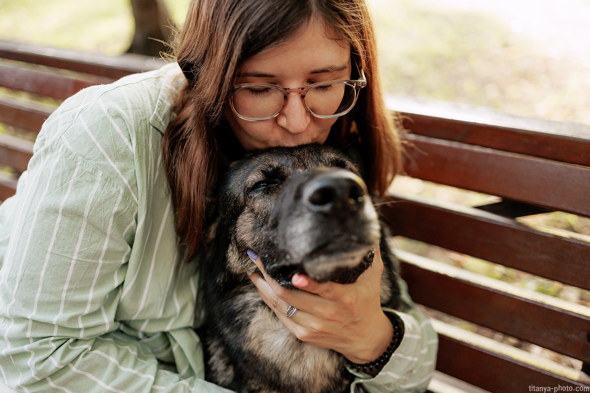 Маша и Харпи. Фотограф собак, фотограф-анималист Аня Титова (Titanya). Москва