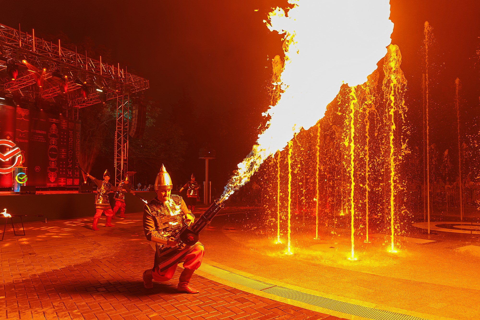 Открытие мультимедийного фонтана | СБЕР. Боченков Вадим | Фотограф в Пскове и Санкт-Петербурге