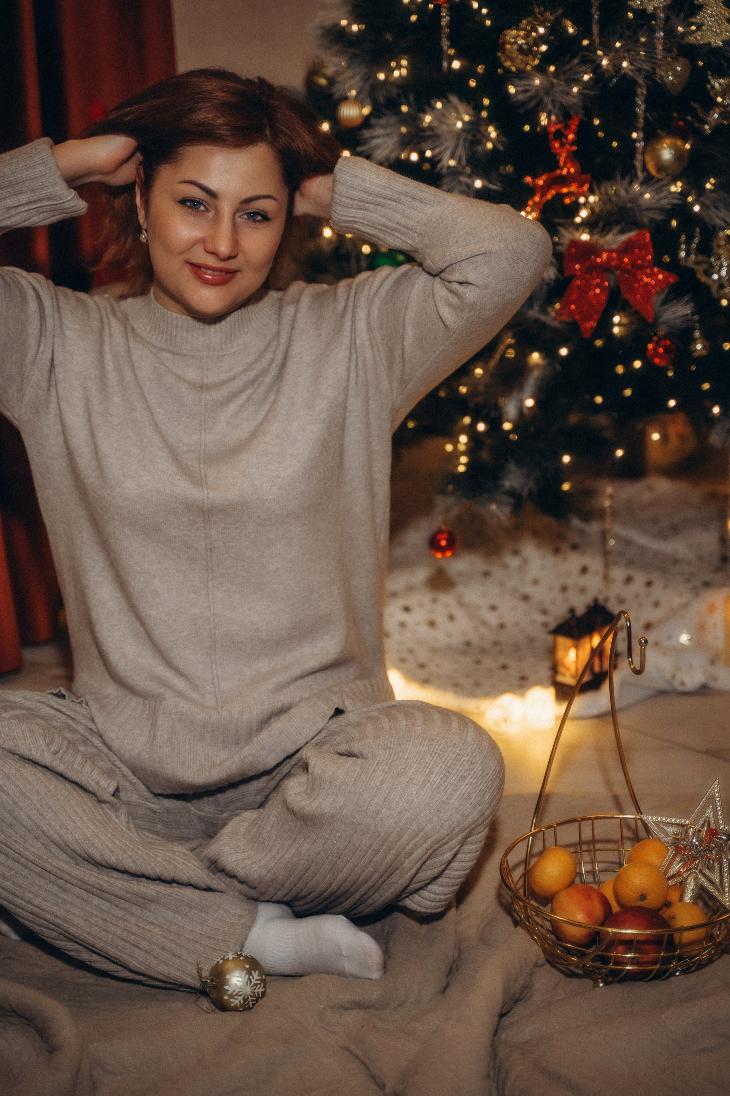 Семья Киприяновы, Новый год дома. Семейный фотограф в Белгороде Амелина Алина