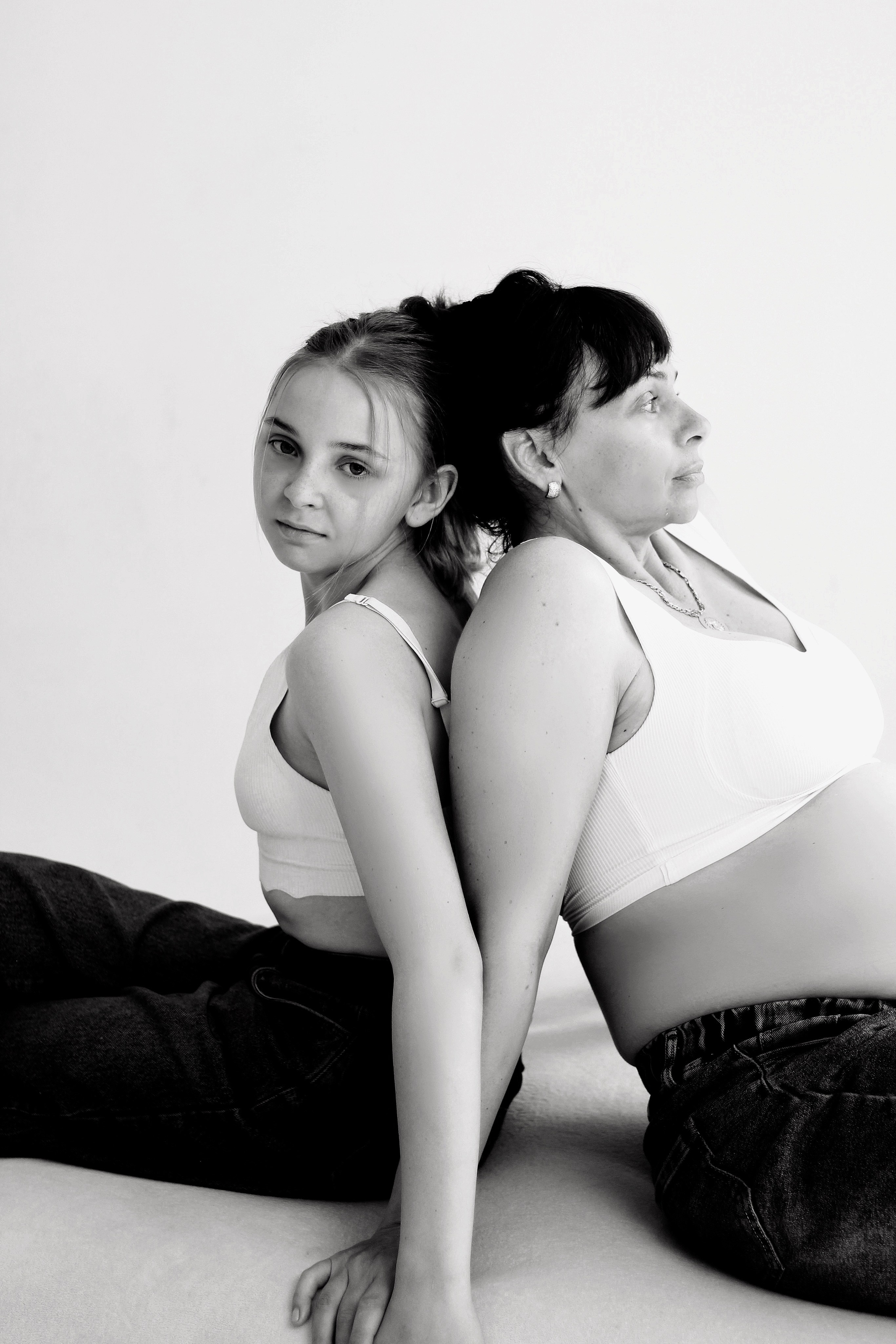 Мама и дочь. Photography Eva