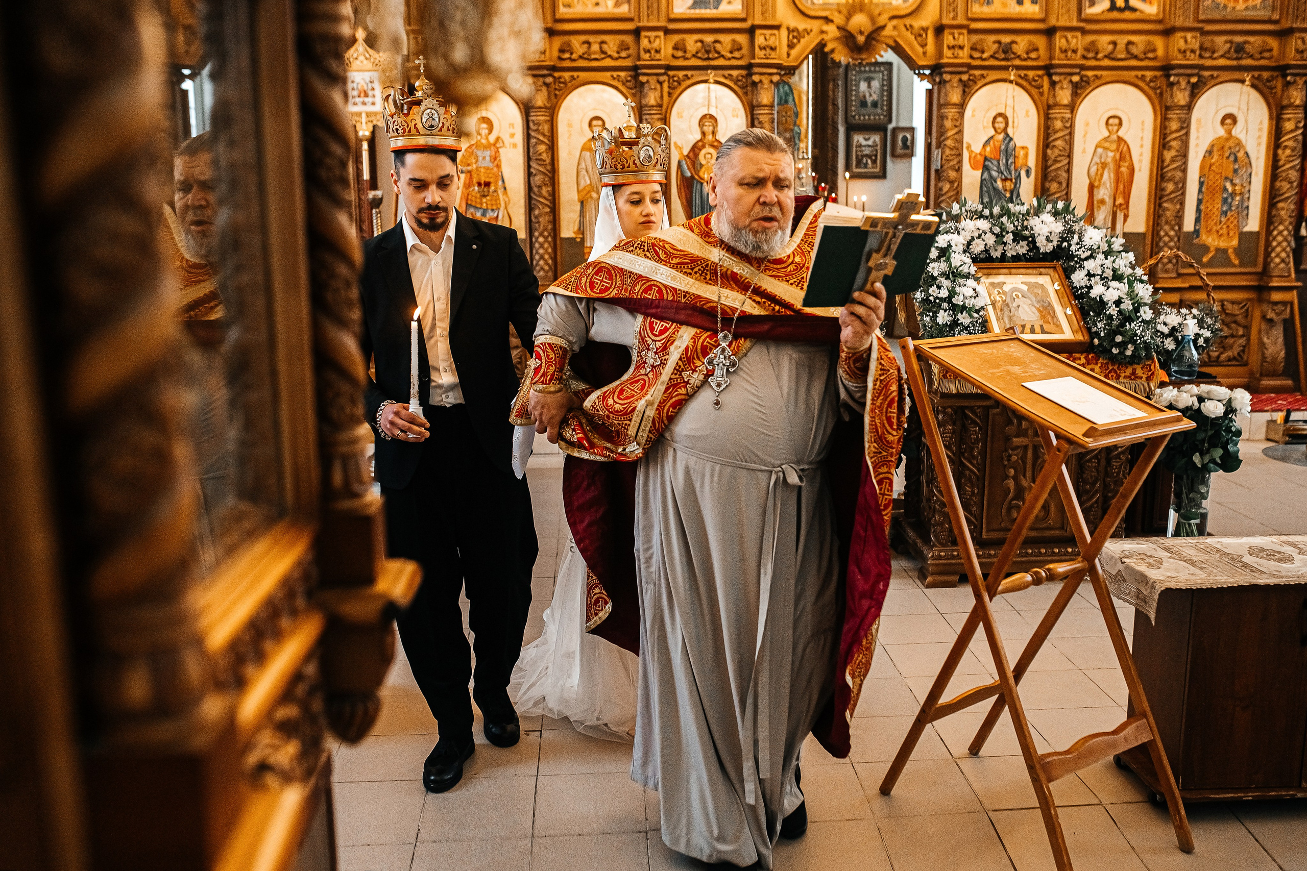 Таинство Венчания Ильи и Анастасии. Фотограф Таинств Крещения и Венчания в г. Курске