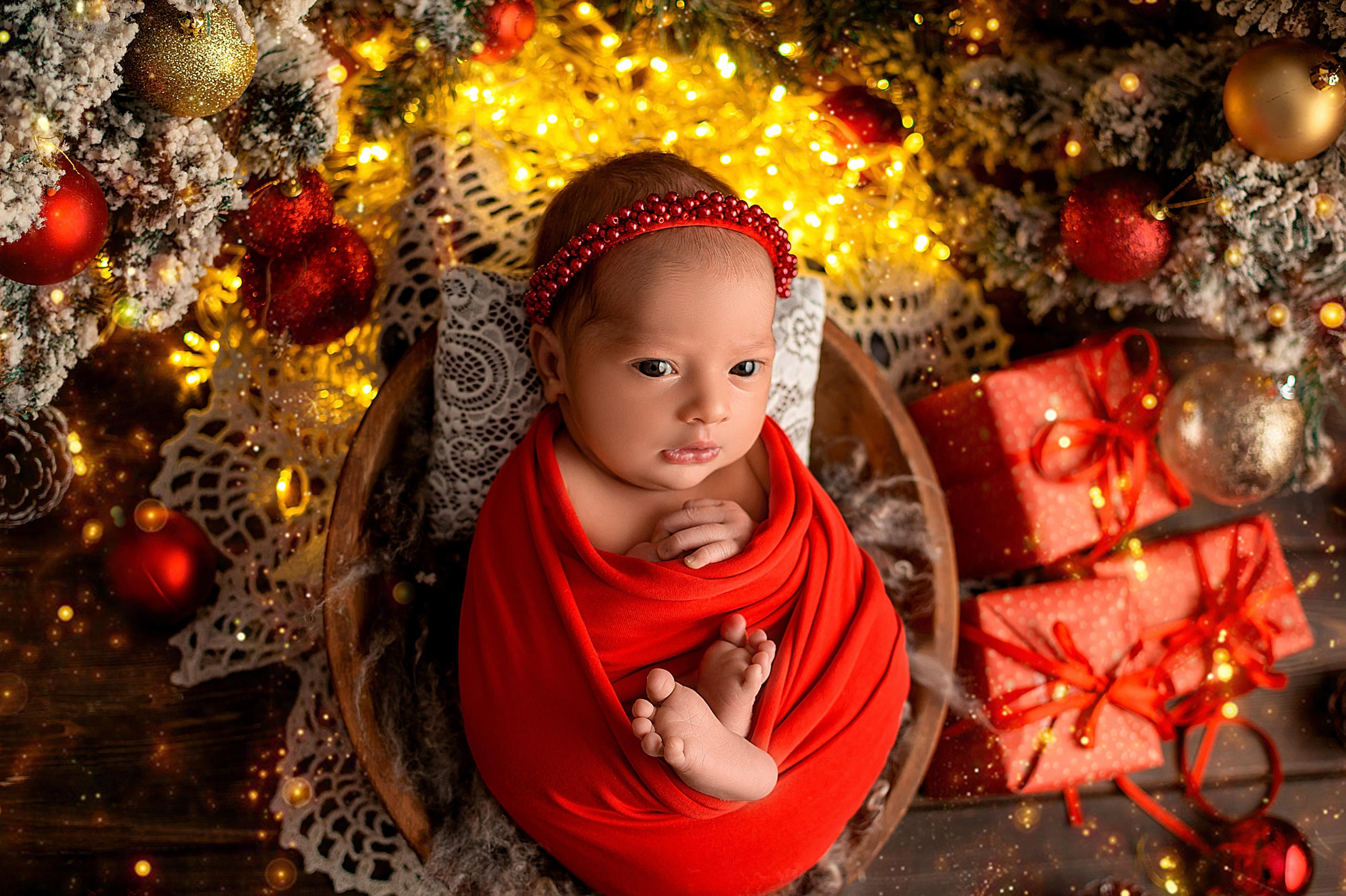 Красивая фотосессия новорождённого в Краснодаре. Фотограф новорожденных Краснодар Малышенко Надежда