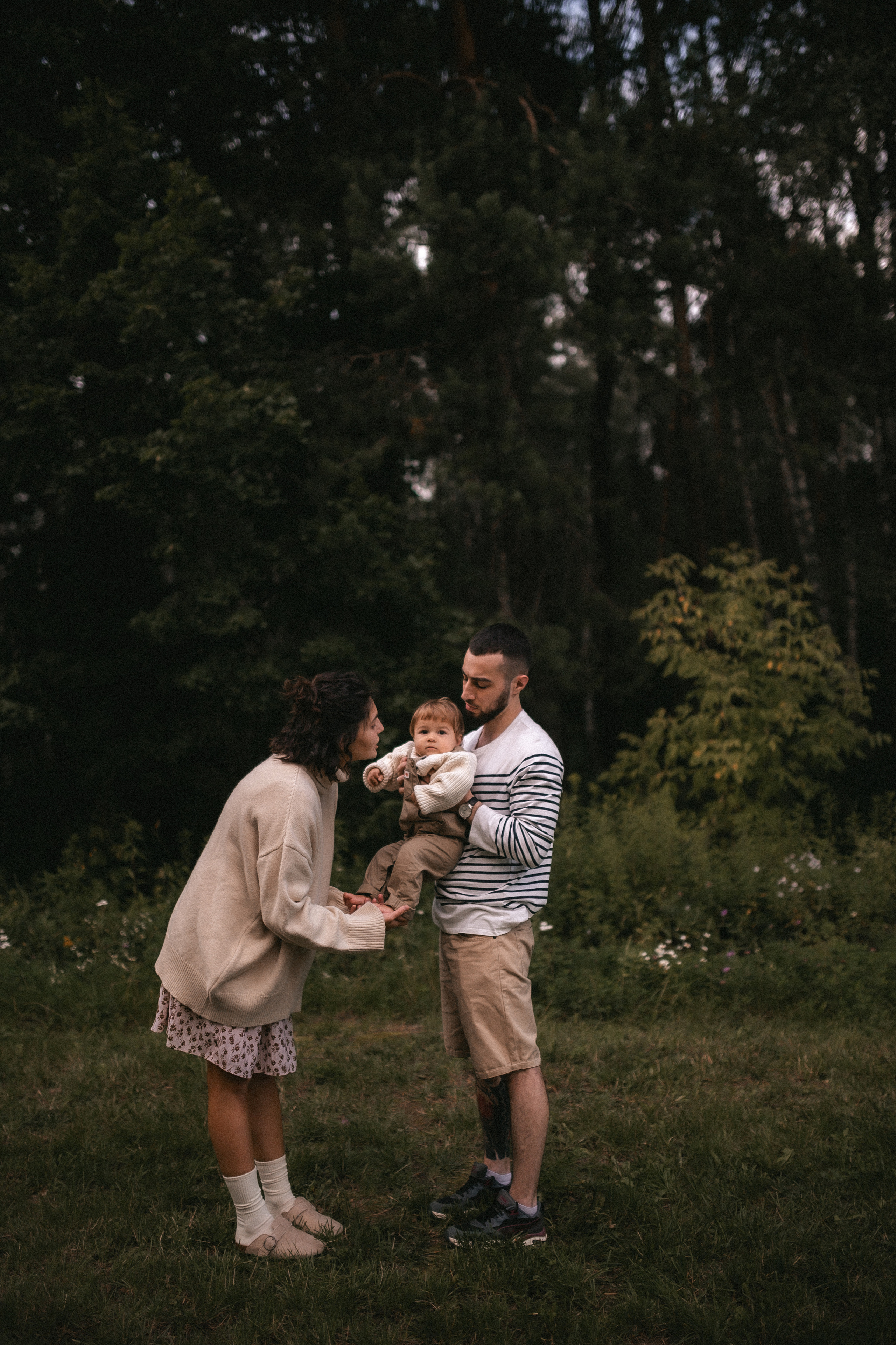 Эмир, Диана и Леон в Мещерском парке. Семейный и свадебный lifestyle-фотограф в Москве Мария Петрова
