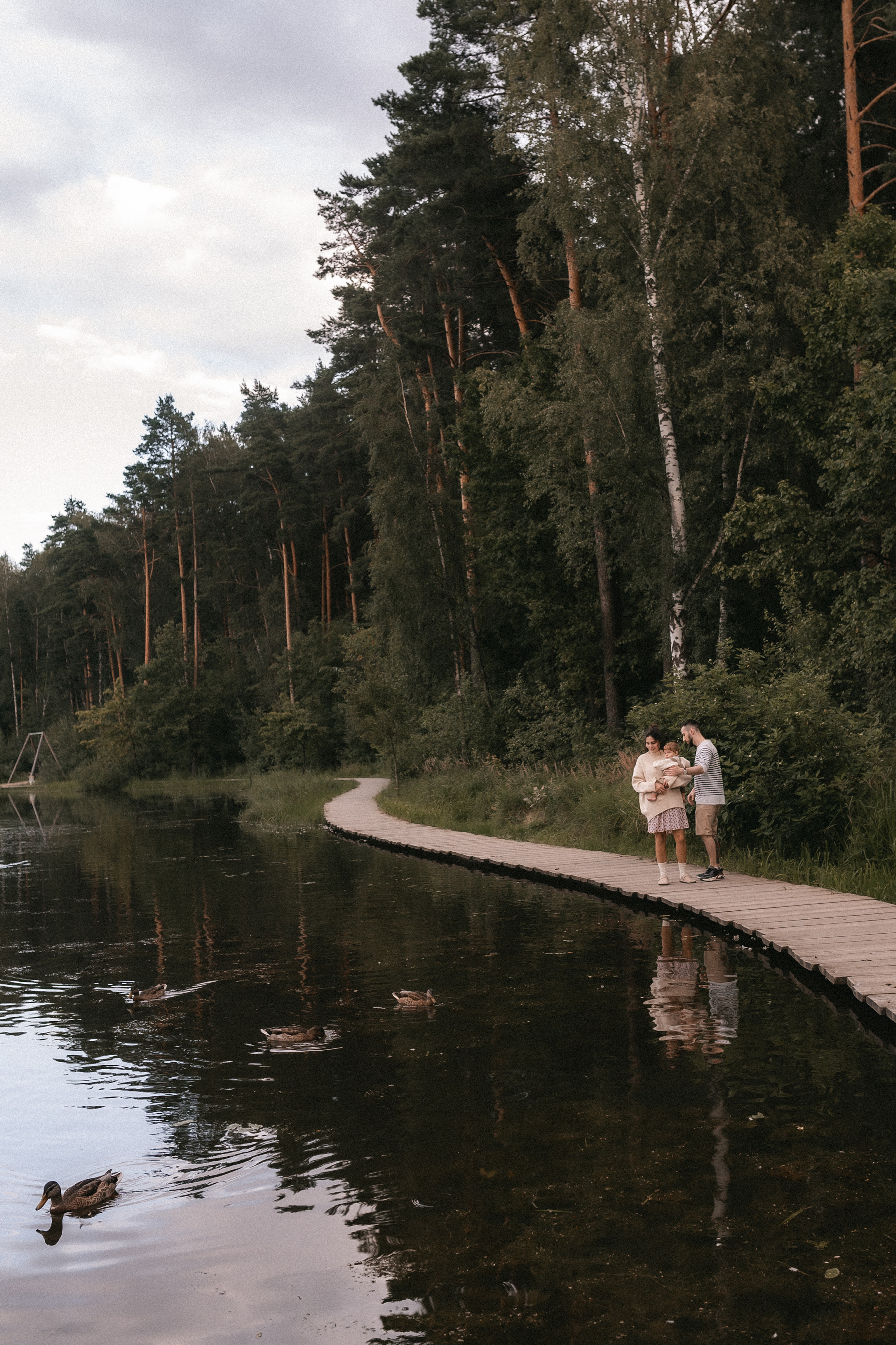 Эмир, Диана и Леон в Мещерском парке. Семейный и свадебный lifestyle-фотограф в Москве Мария Петрова