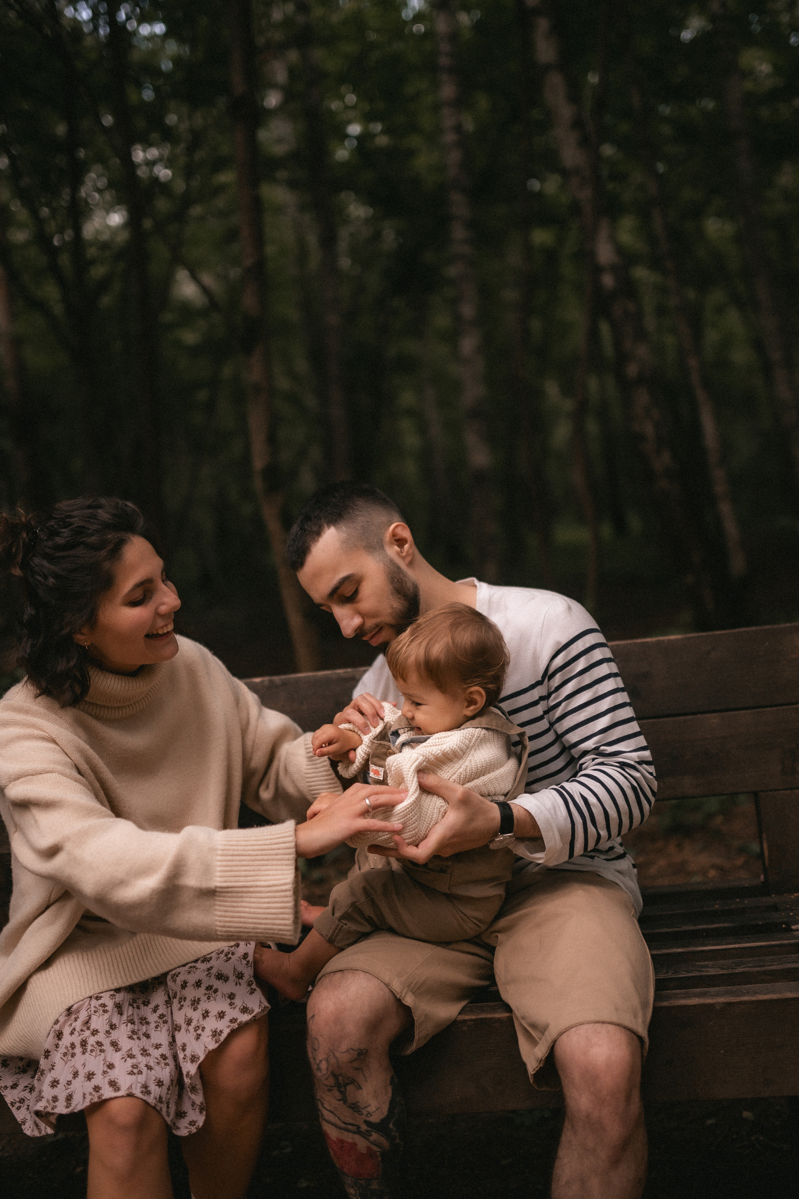 Эмир, Диана и Леон в Мещерском парке. Семейный и свадебный lifestyle-фотограф в Москве Мария Петрова