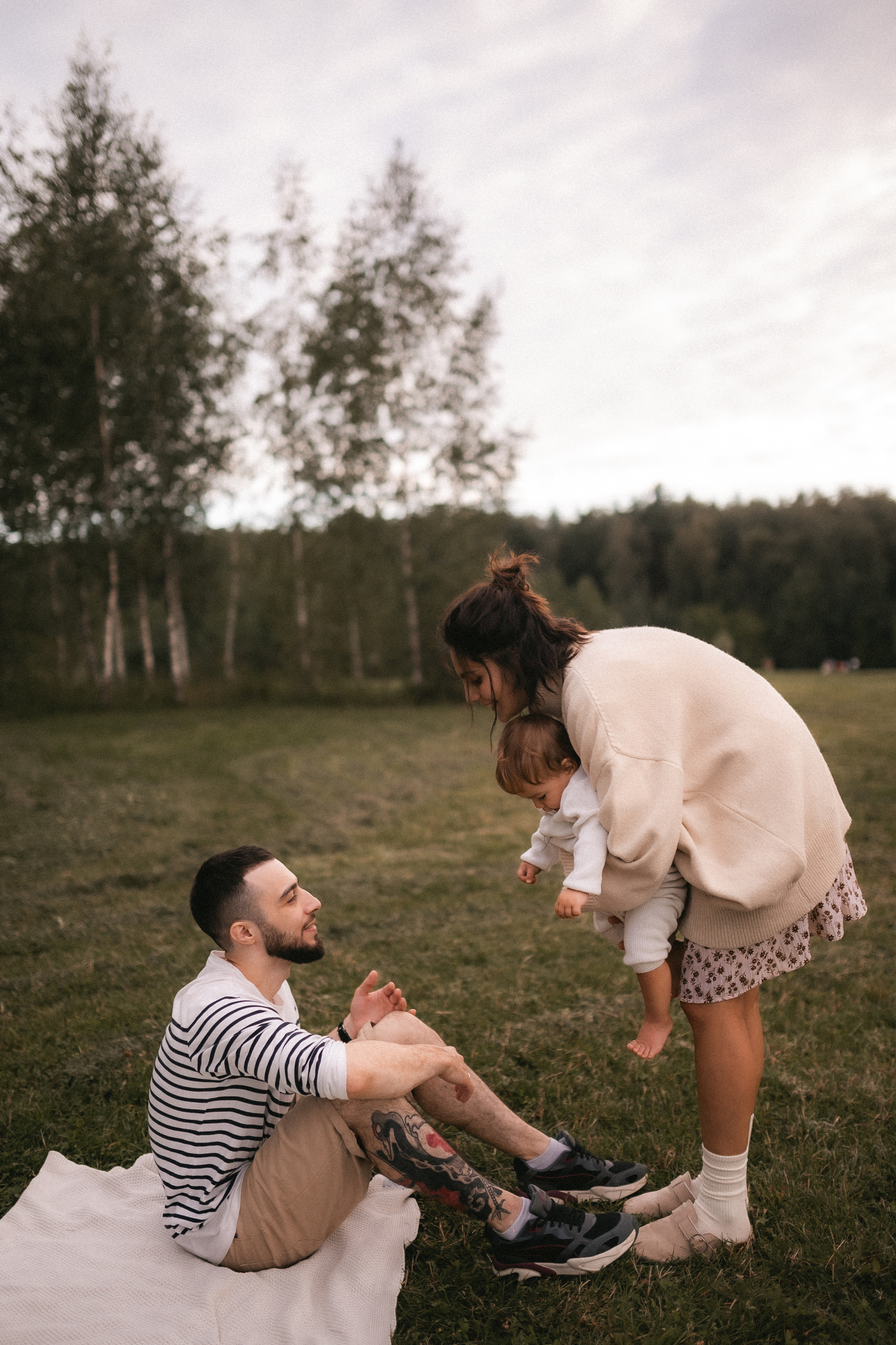 Эмир, Диана и Леон в Мещерском парке. Семейный и свадебный lifestyle-фотограф в Москве Мария Петрова