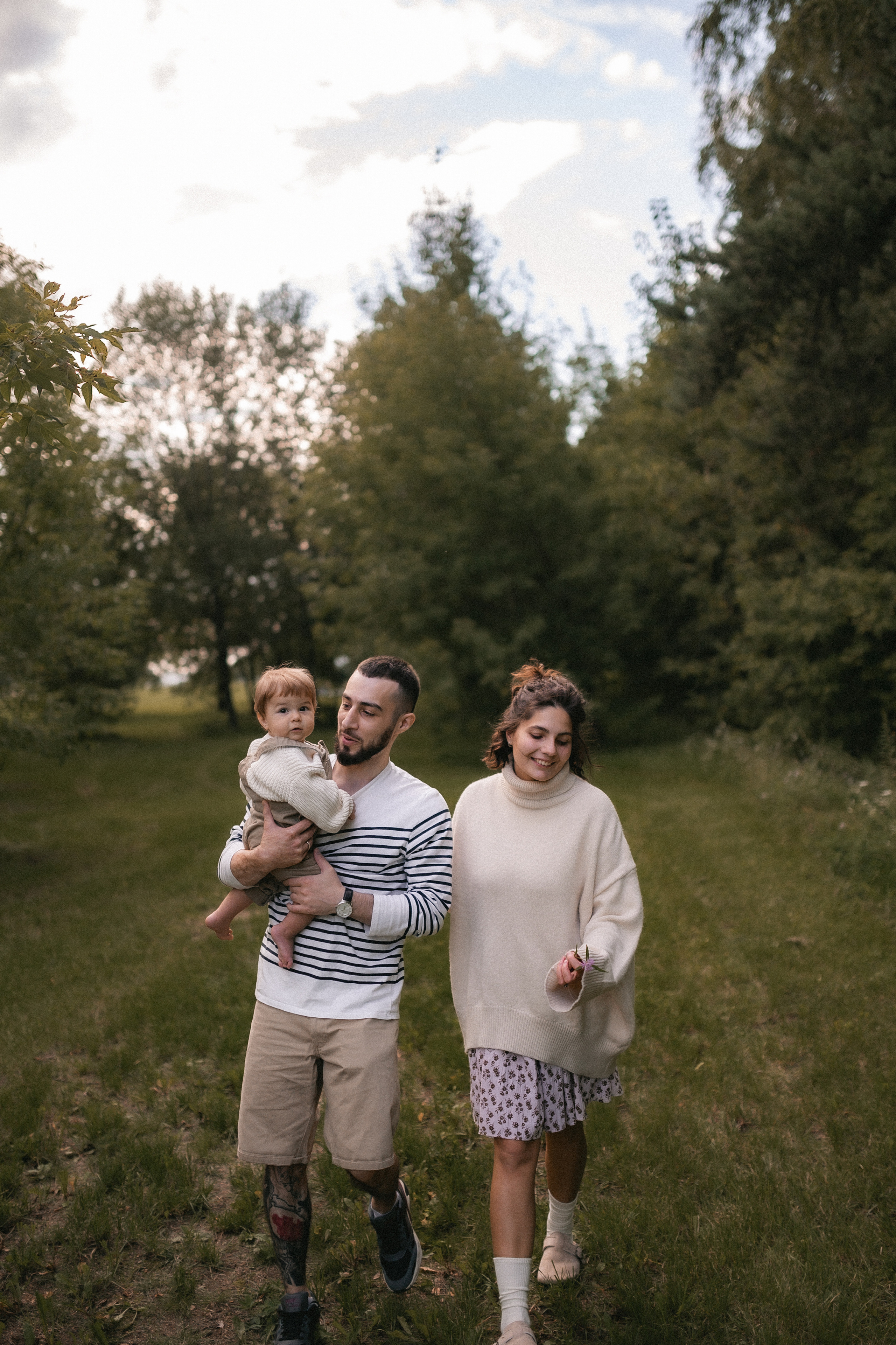 Эмир, Диана и Леон в Мещерском парке. Семейный и свадебный lifestyle-фотограф в Москве Мария Петрова