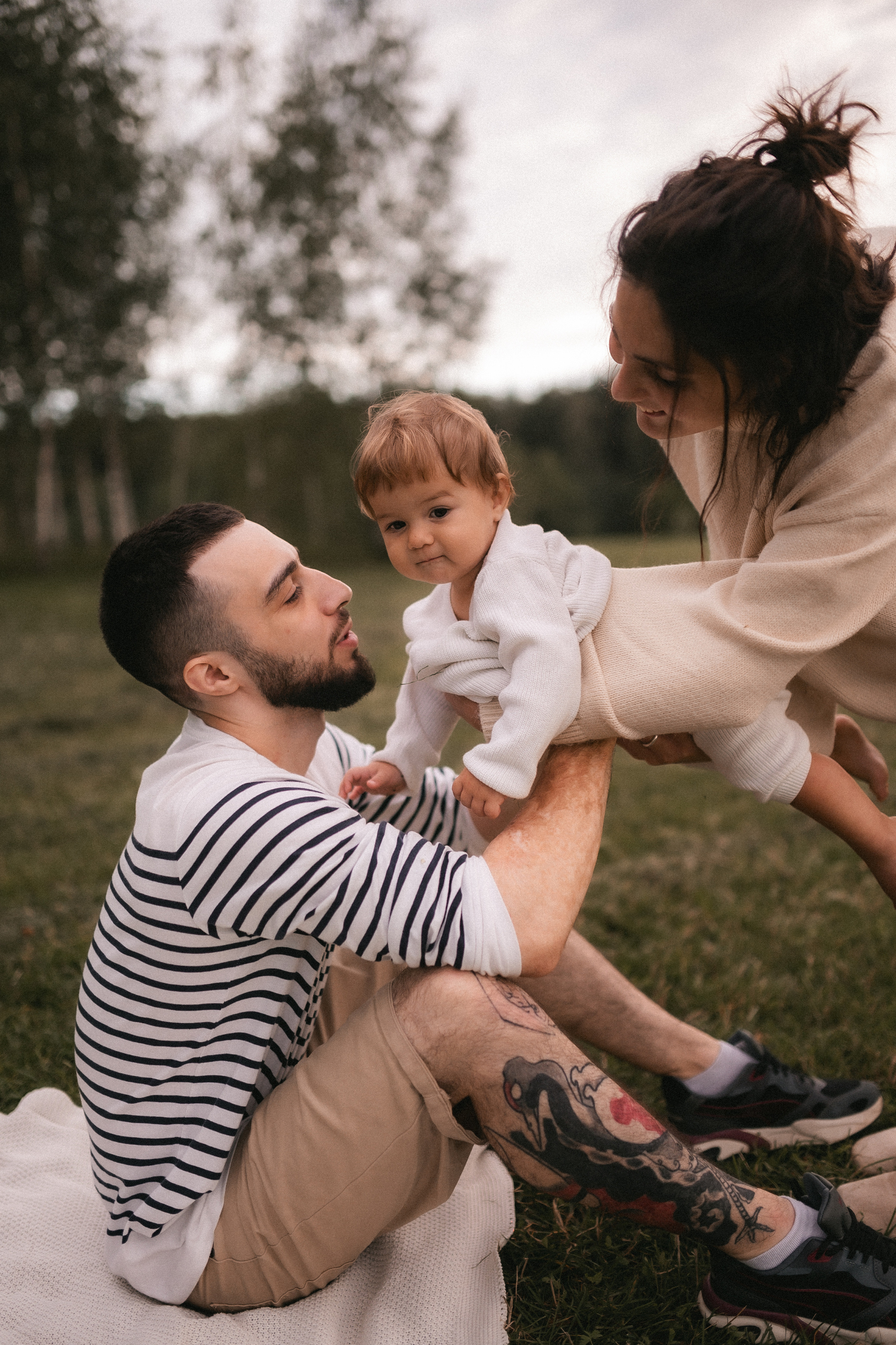 Эмир, Диана и Леон в Мещерском парке. Семейный и свадебный lifestyle-фотограф в Москве Мария Петрова