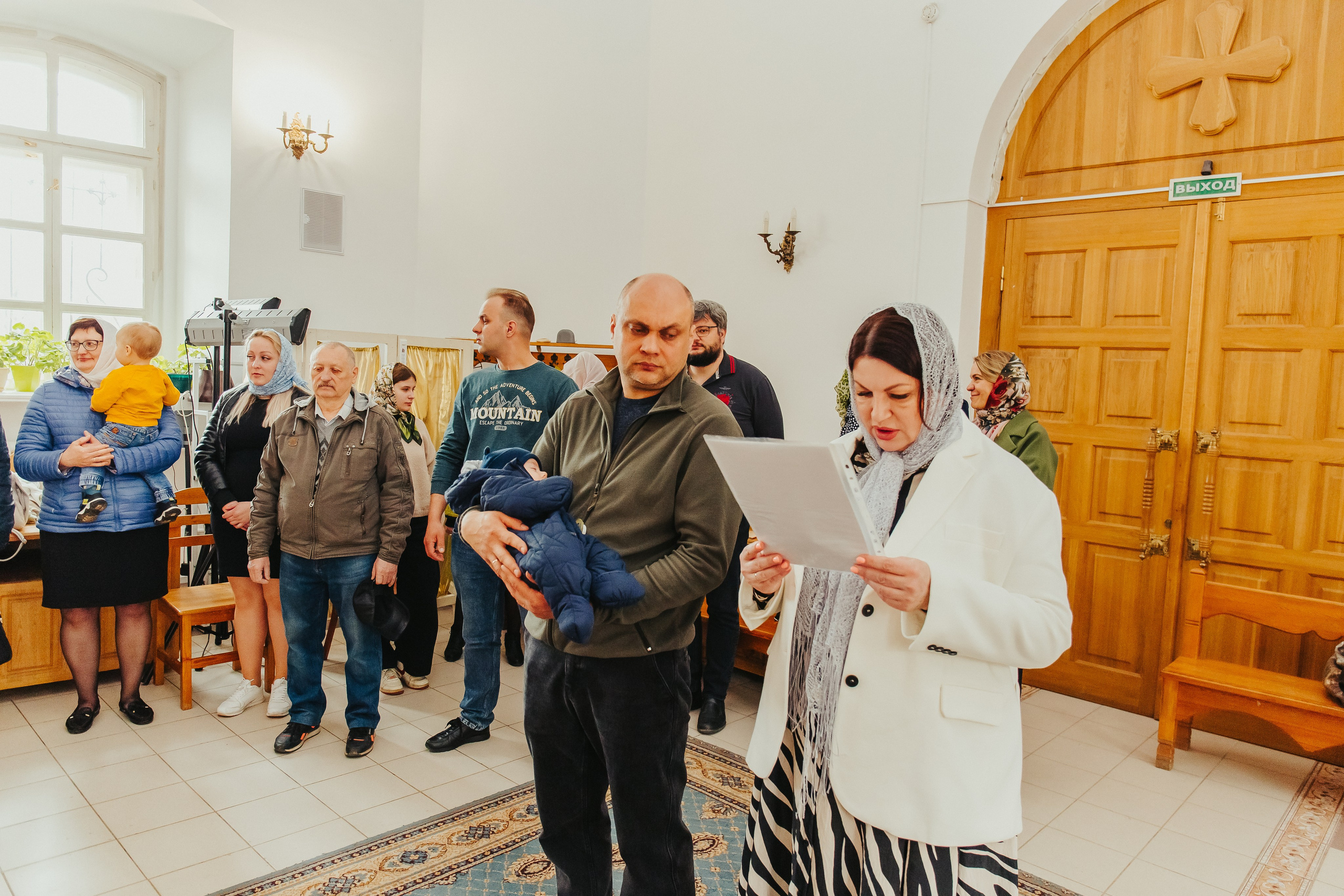 Фотосъемка крещения ребенка. Фотограф новорожденных и детский в Сергиевом Посаде Кругликова Юлия