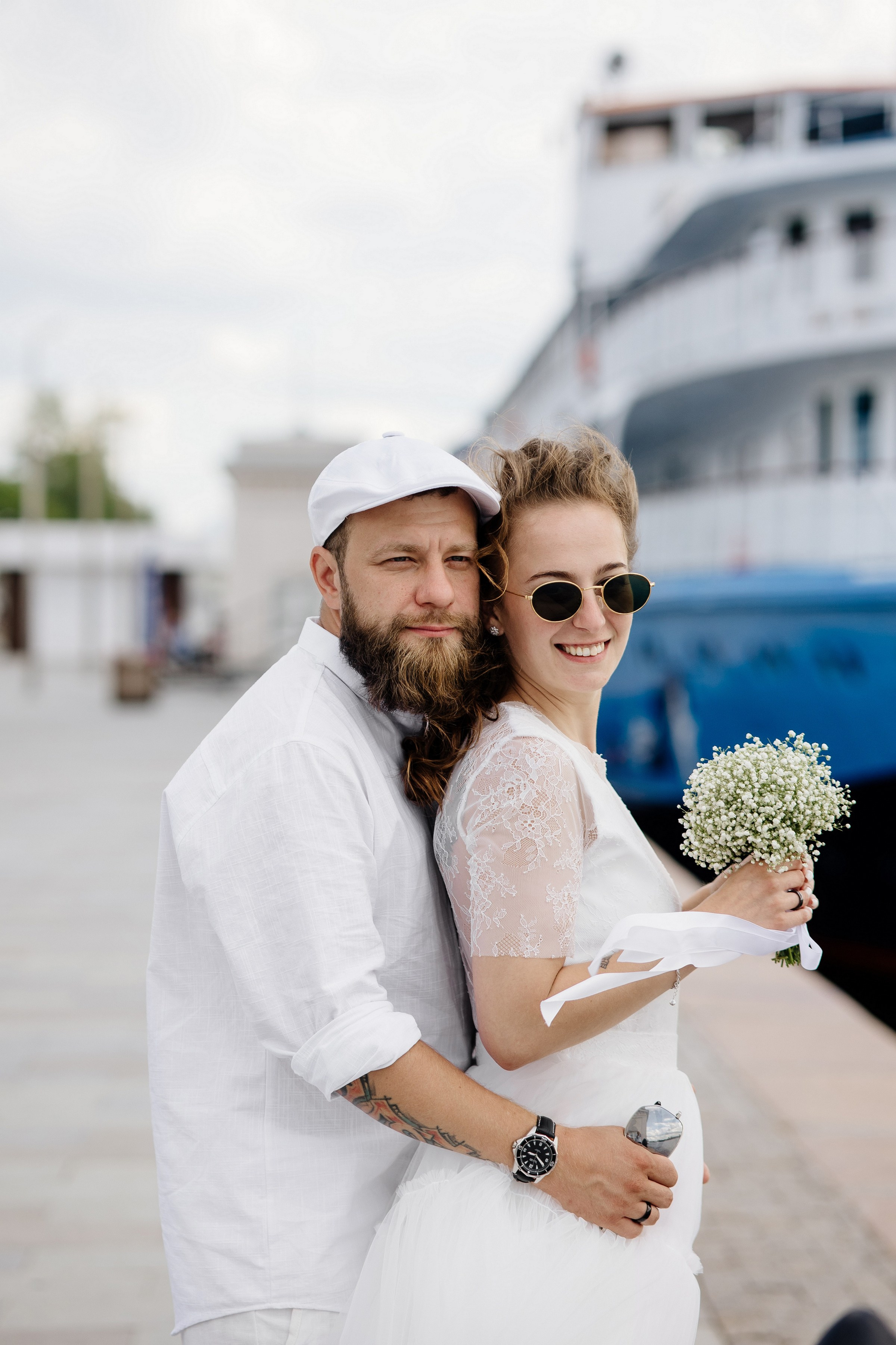 Свадьба на стадионе Спартак Лукойл Арена, свадьба на Северном речном вокзале, свадьба в метро, новые адреса счастья. Свадебный и семейный фотограф Екатерина Иванова