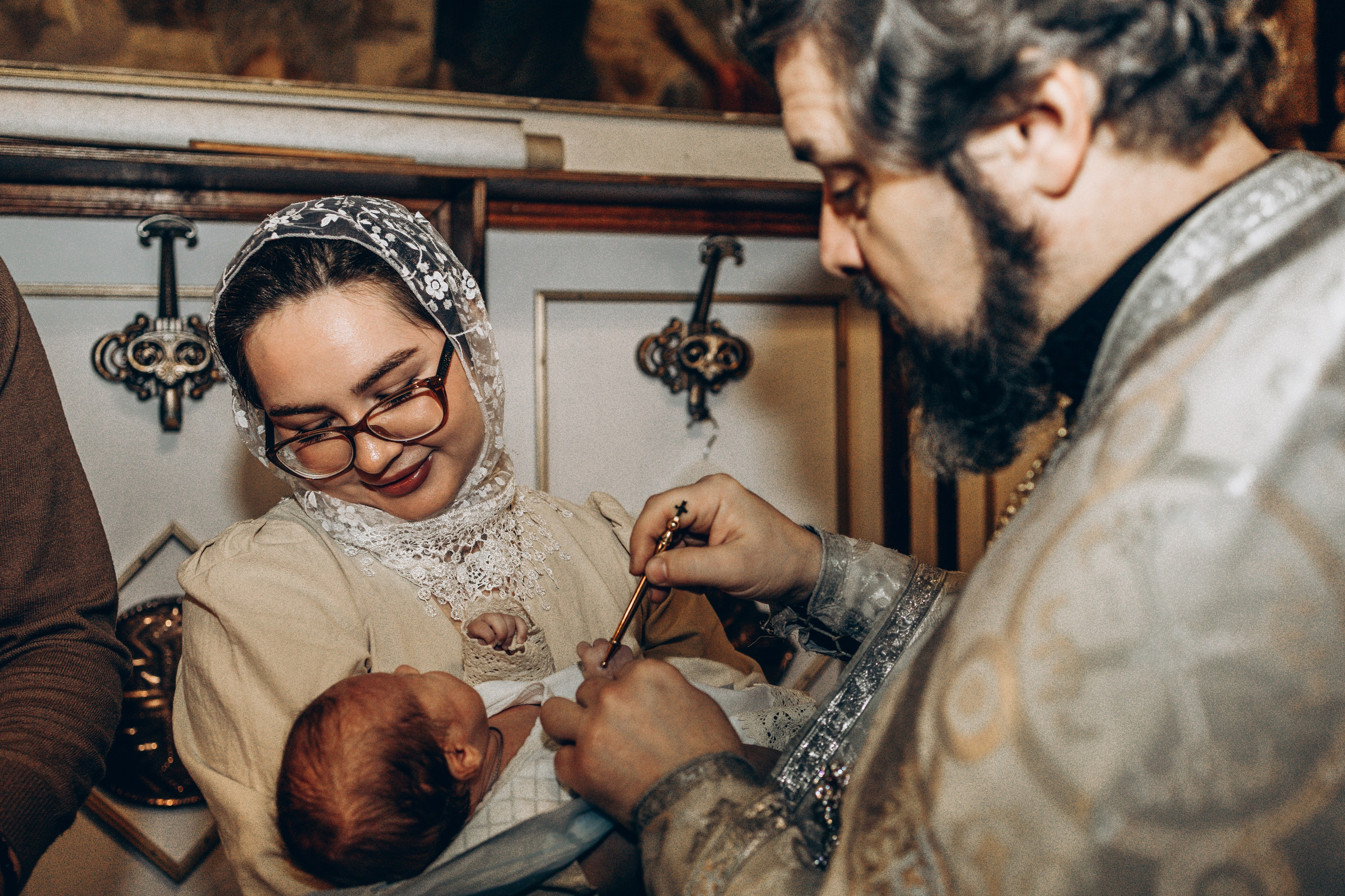Крещение в Храме Воскресения Словущего в Даниловской Слободе. Главная