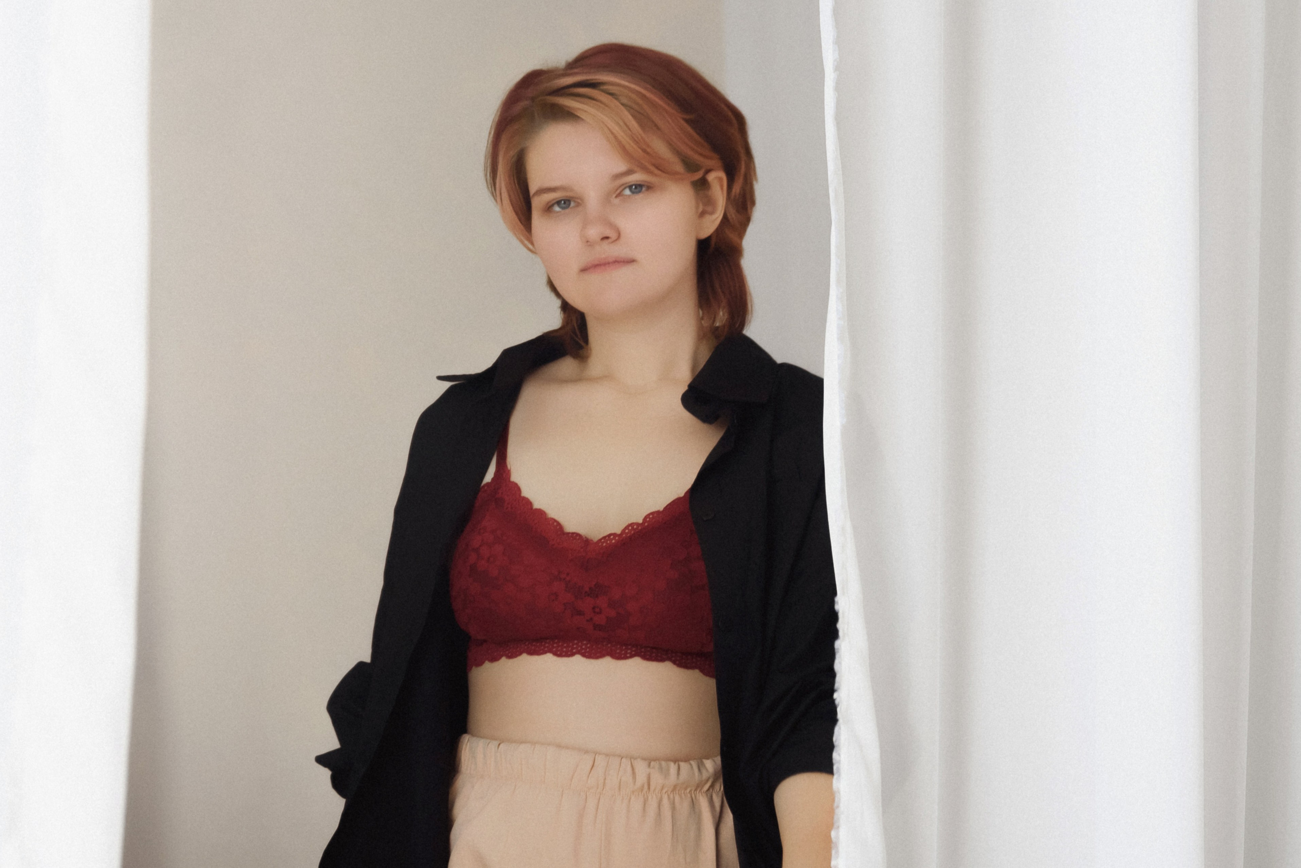 Женский портрет, студийная съемка.