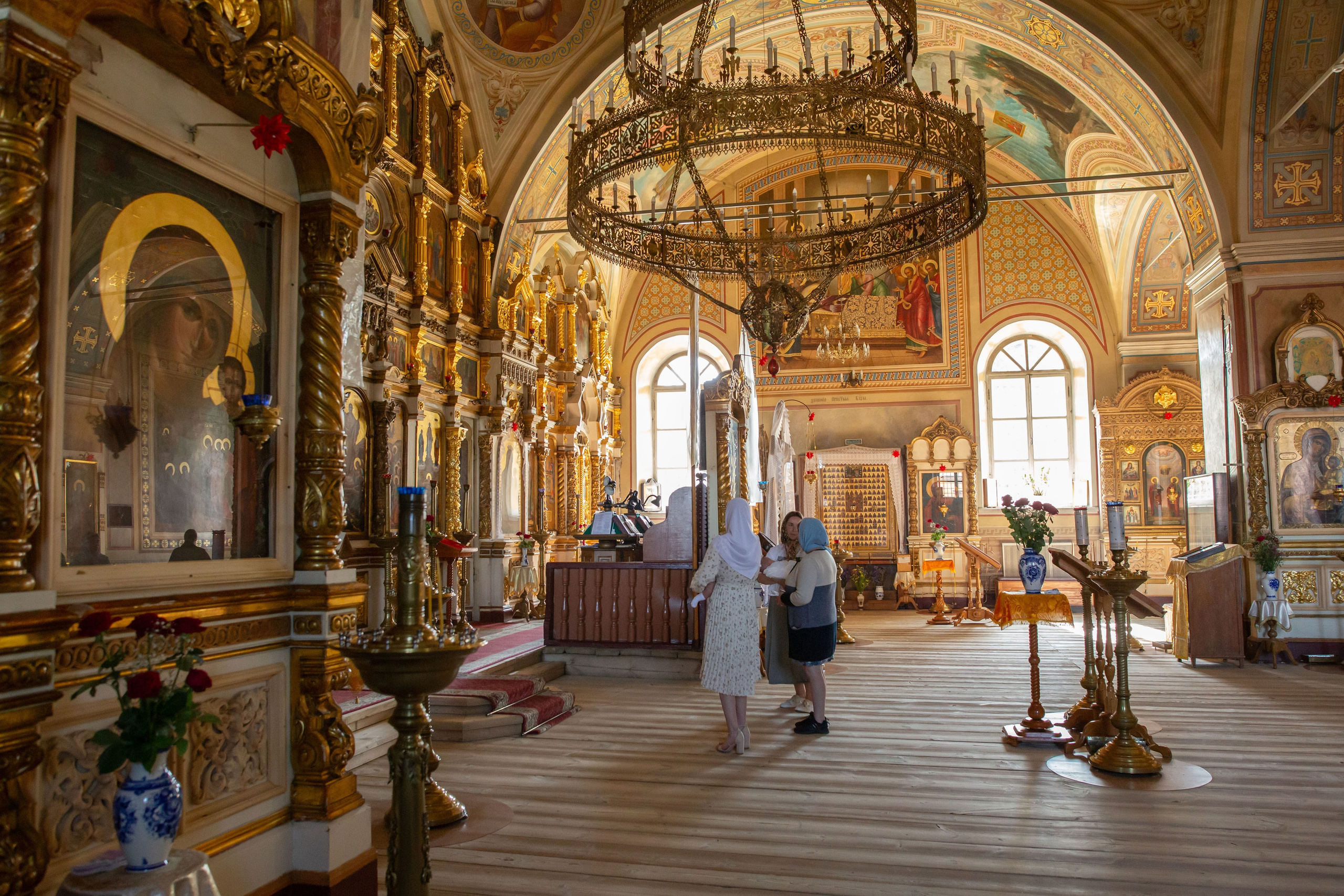 Крещение Тимура Воскресенский храм с Ашитково. Семейный и детский фотограф Анна Петракова