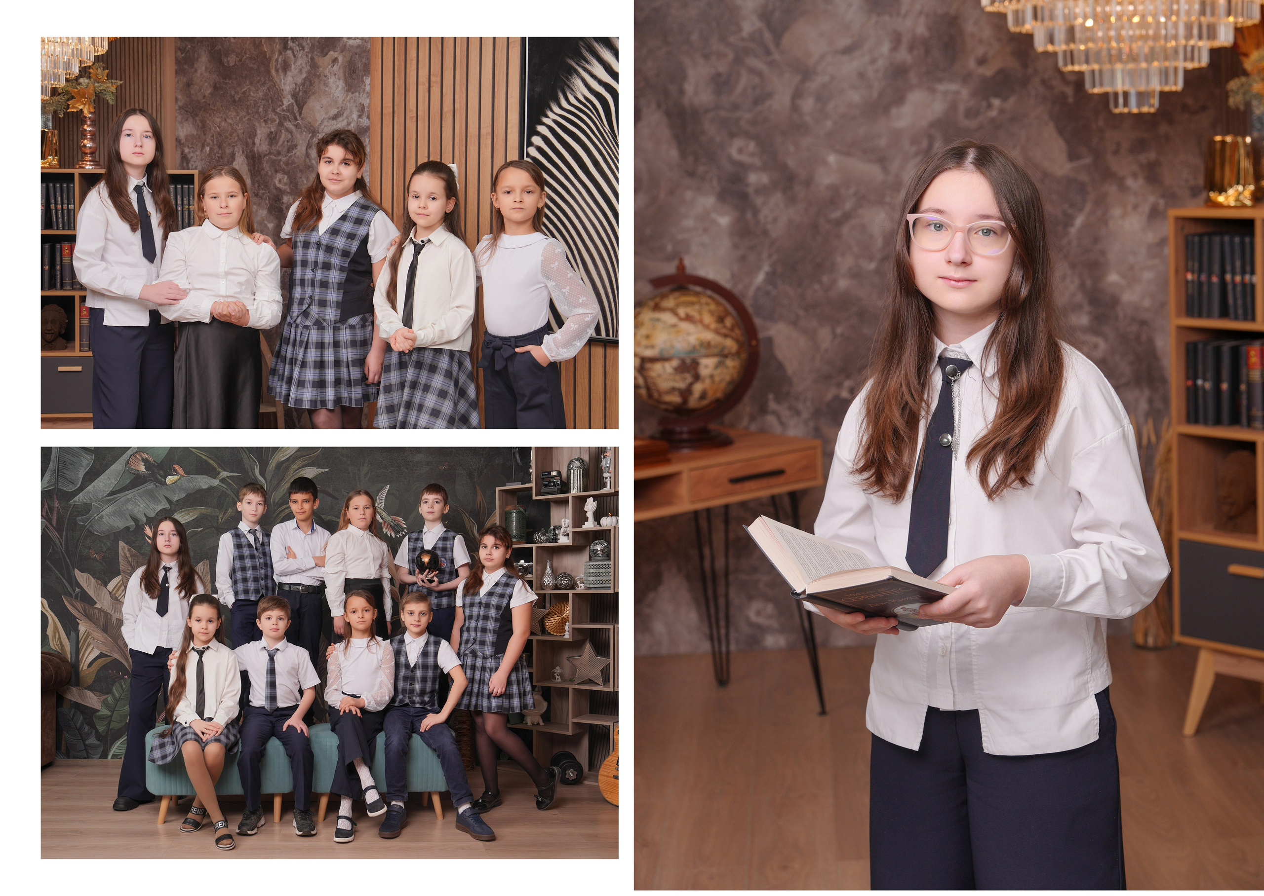 ШКОЛА 50 — 4 «В» класс. Красивый выпускной альбом в Краснодаре