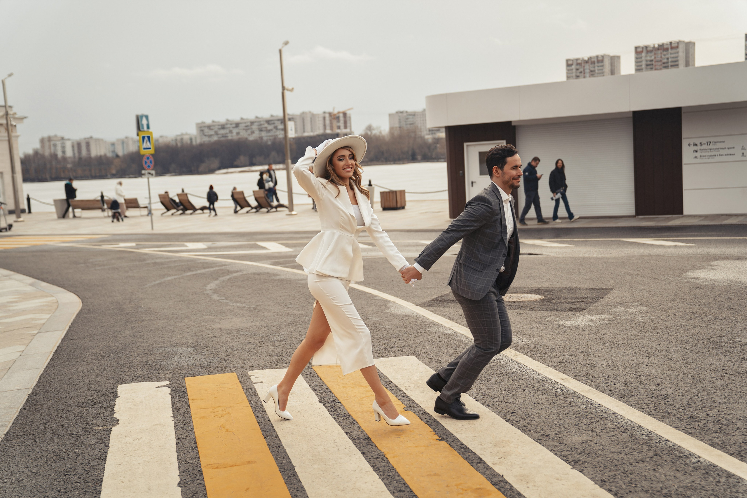 Свадебная прогулка на речном вокзале. Трубинова Екатерина | Семейный фотограф | Москва