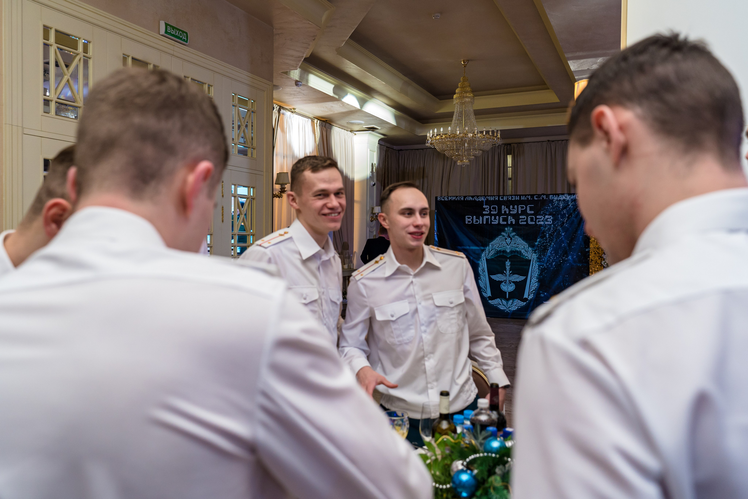 Фотосъемка выпуска военной академии и вручение дипломов