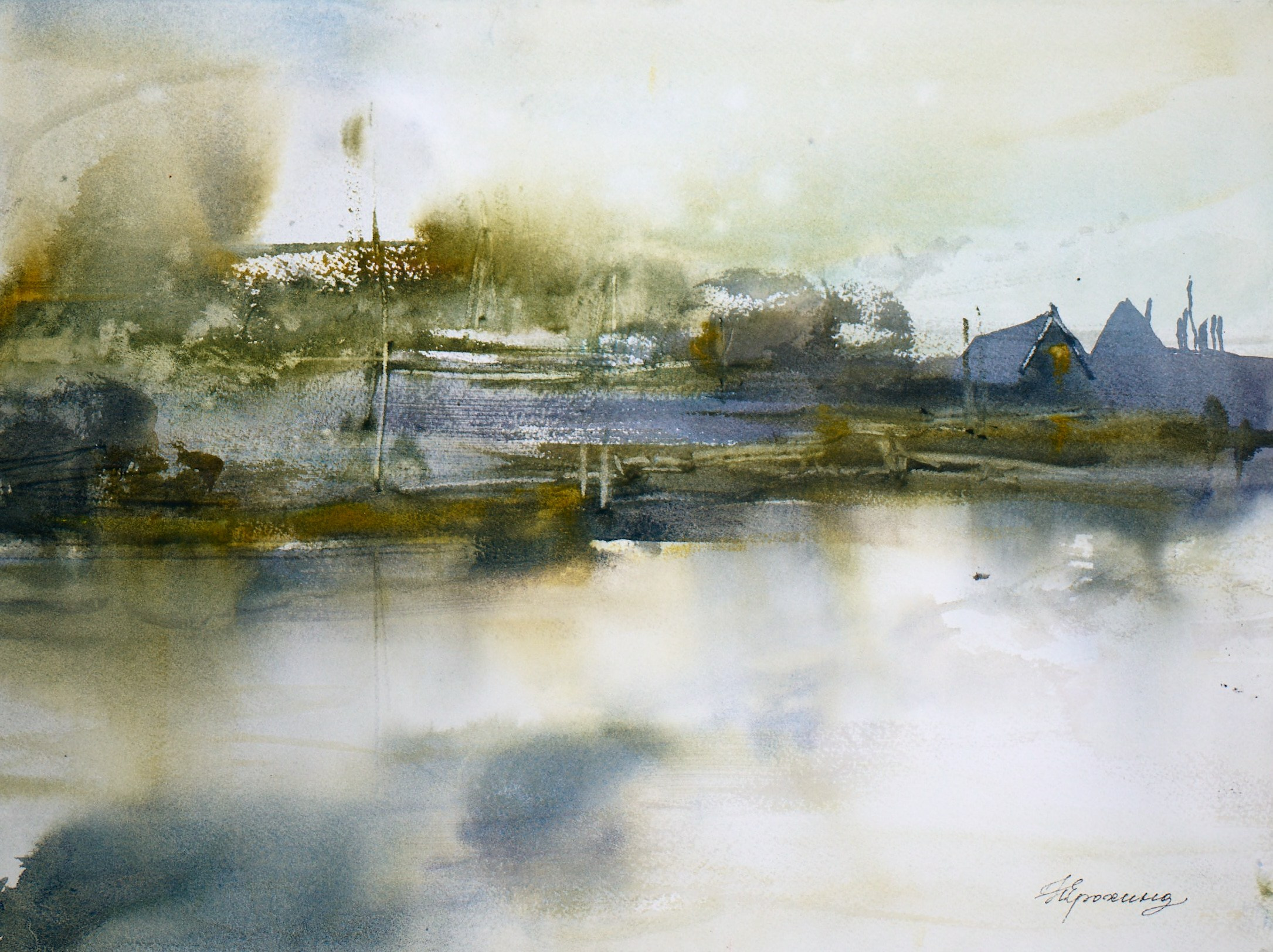 Пейзаж 7 серии работ ДЕТСТВО (30×40 см) 7 000 руб.