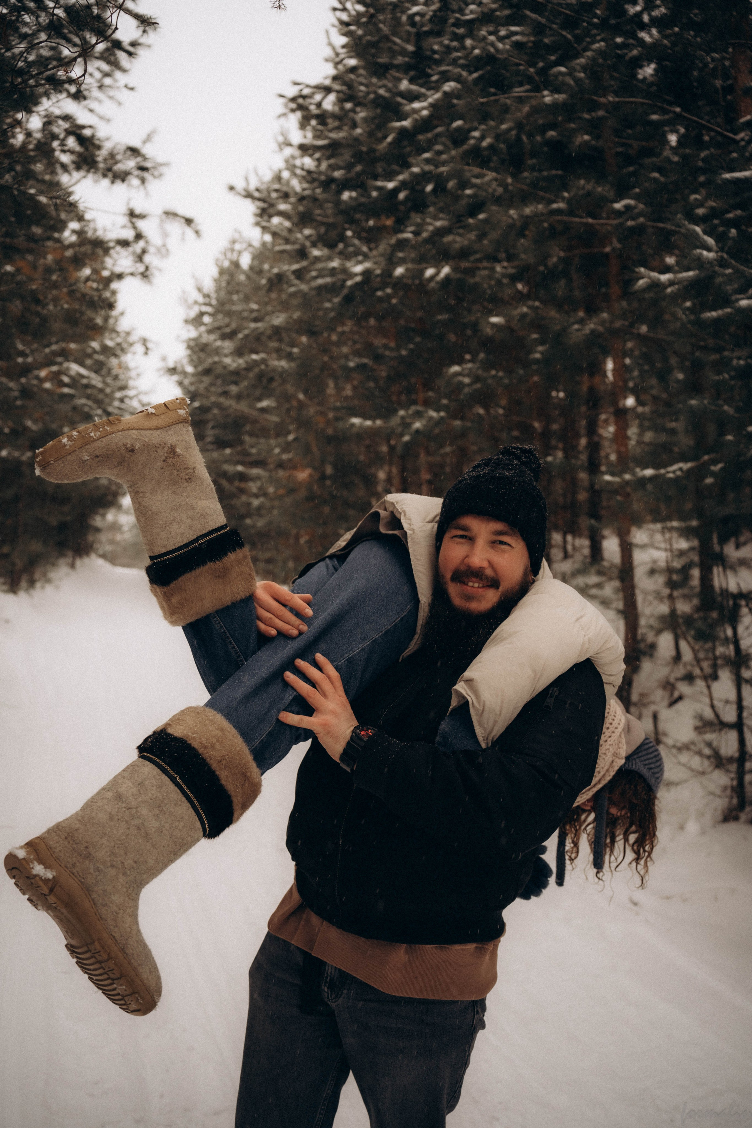 Романтичный снегопад. Алиса Никитцова | Фотограф в Казани