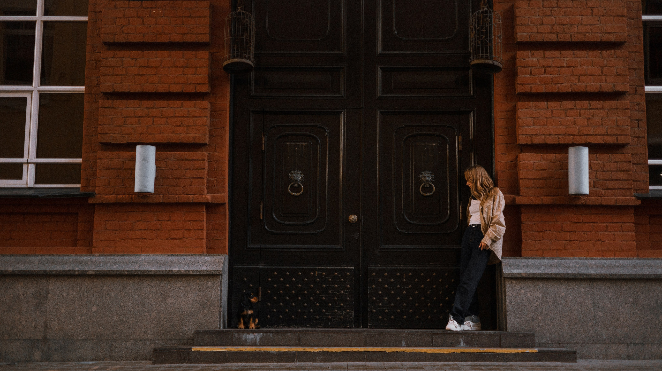 Аня и Ривер. Фотограф-анималист Богданова Полина