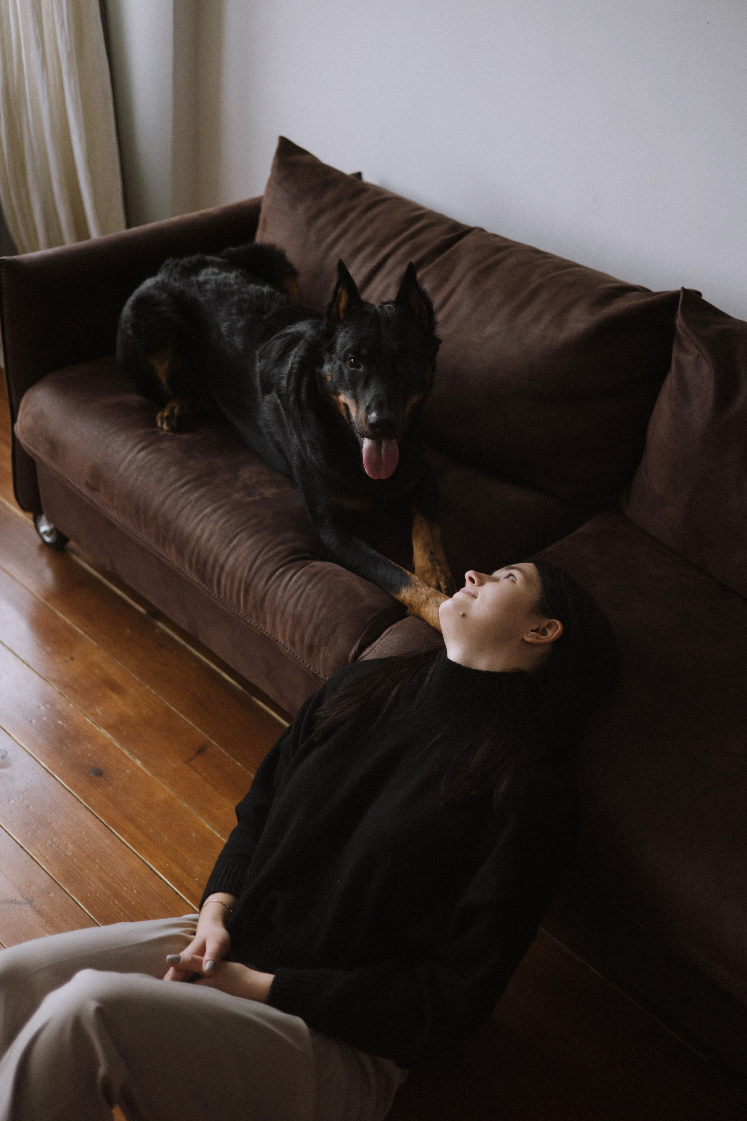 Полина и Зевс. Фотограф-анималист Богданова Полина