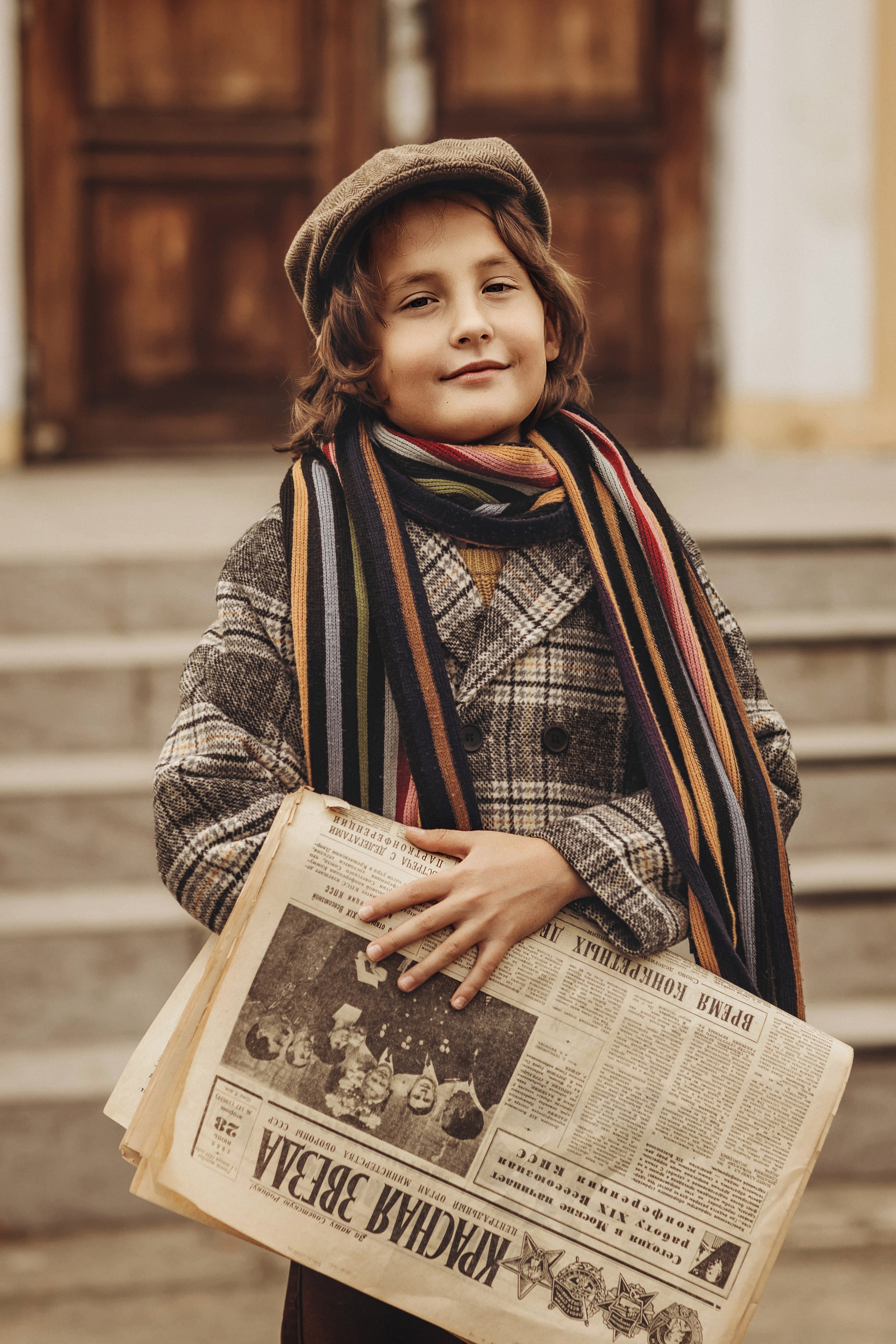 Детская фотосессия в стиле ретро. Детский и семейный фотограф Елена Воропаева
