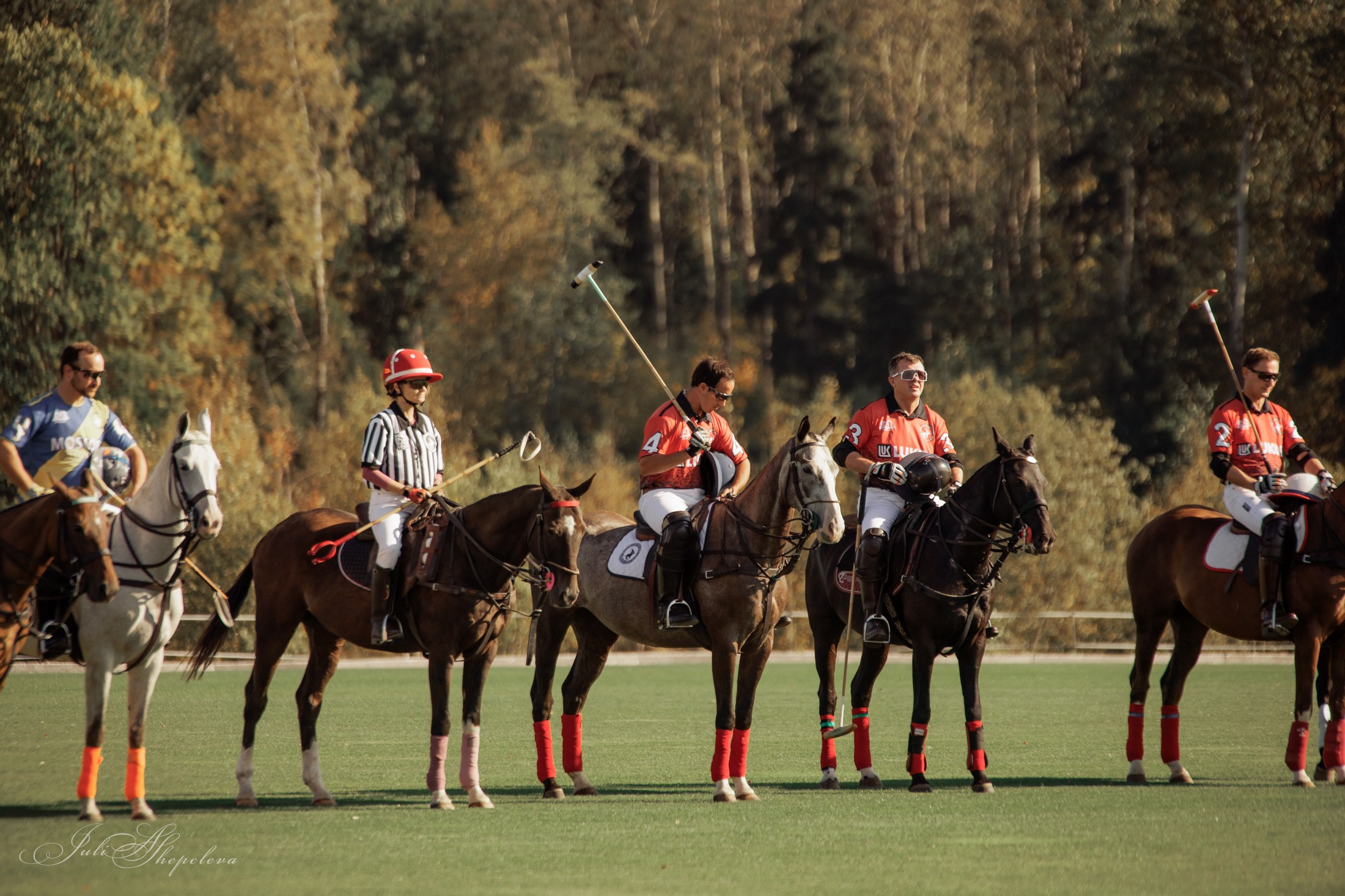 Осенний кубок по конному поло. Детская Конная фотография в Москве Юлия Шепелева