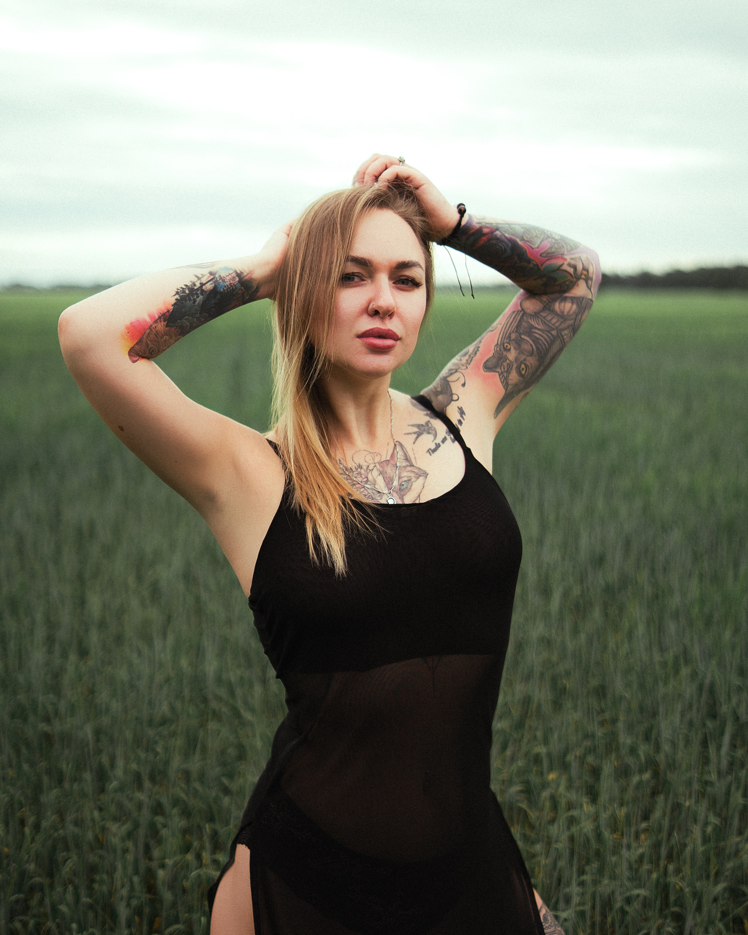 Фотосессия на улице для Оксаны в Новосибирске. Фотограф в Новосибирске Владислав Унтерберг