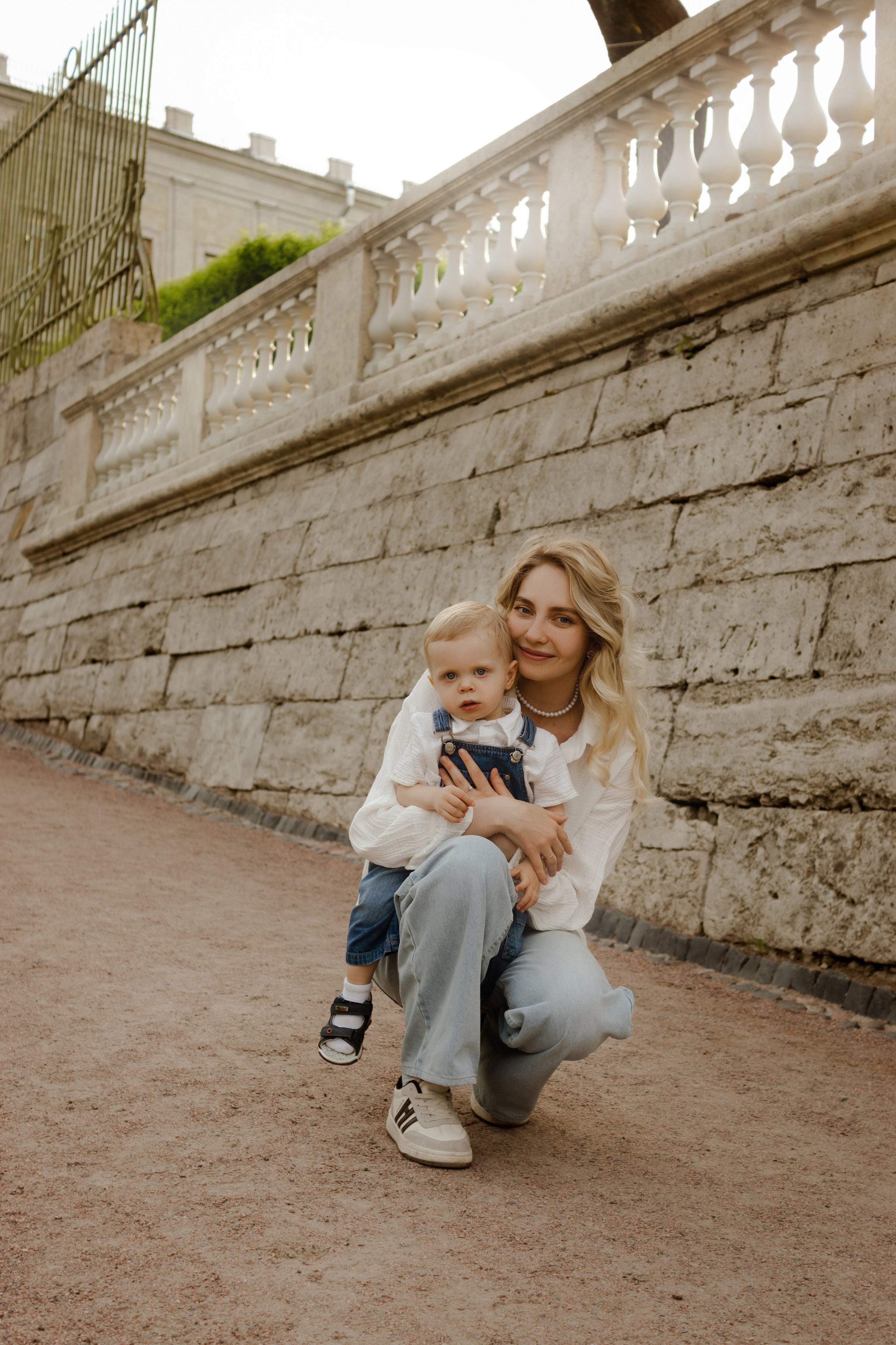 Аня с сыном Сашей