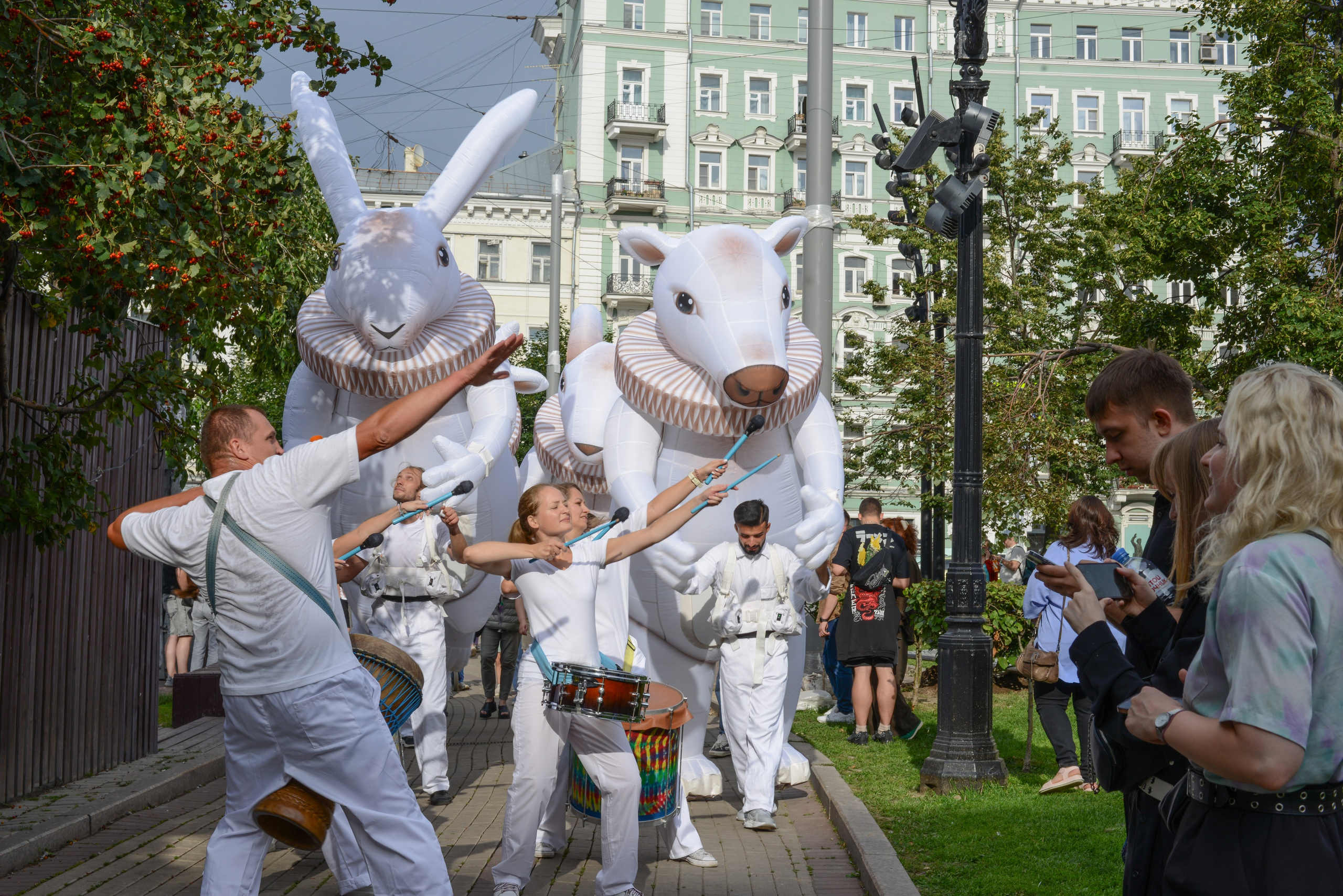 Барабанщики и зайчики. Rystemys Picture