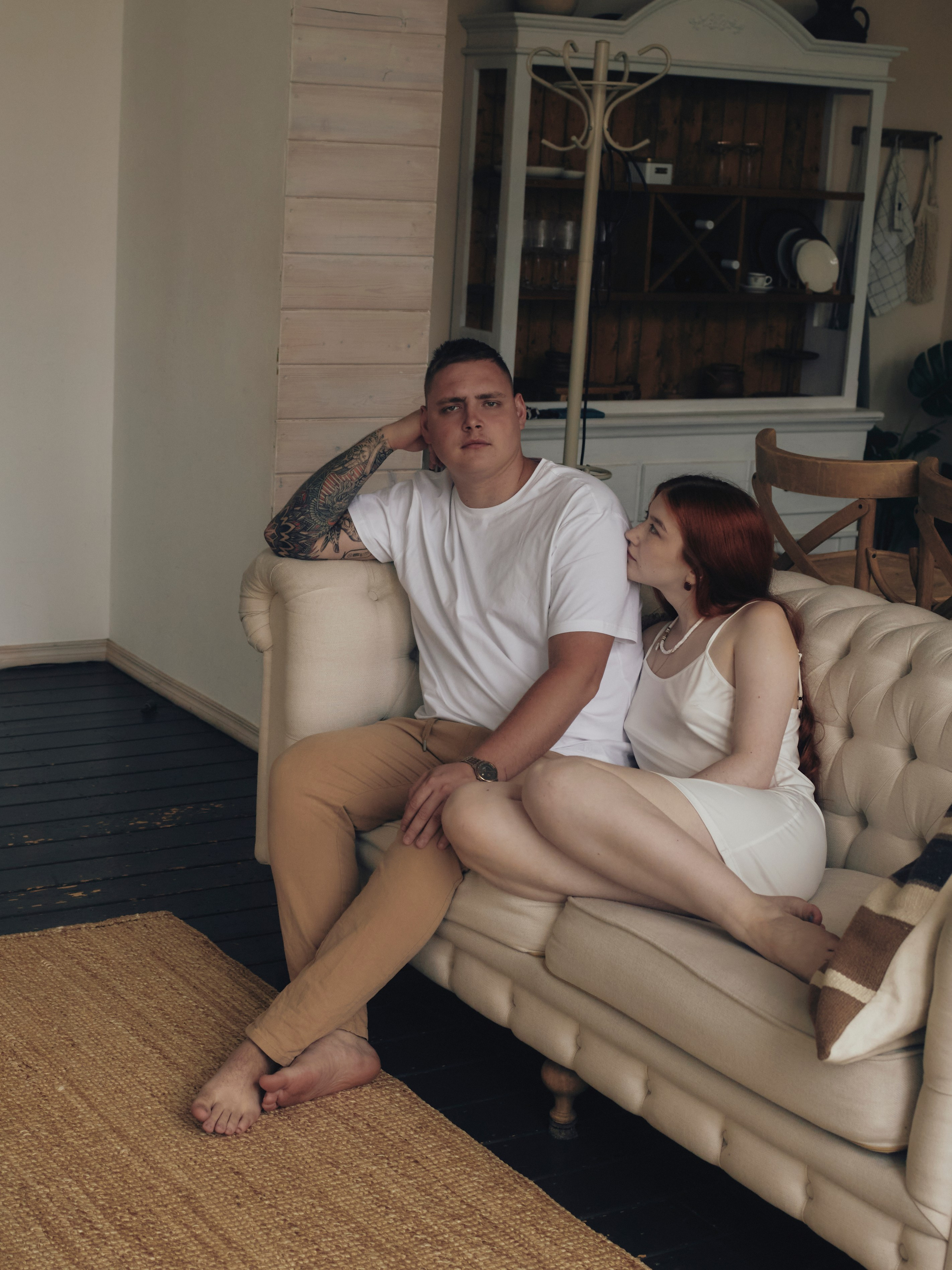 Студийная фотосессия прекрасной пары Арины и Юрия. Семейный и детский фотограф Майя Гришина