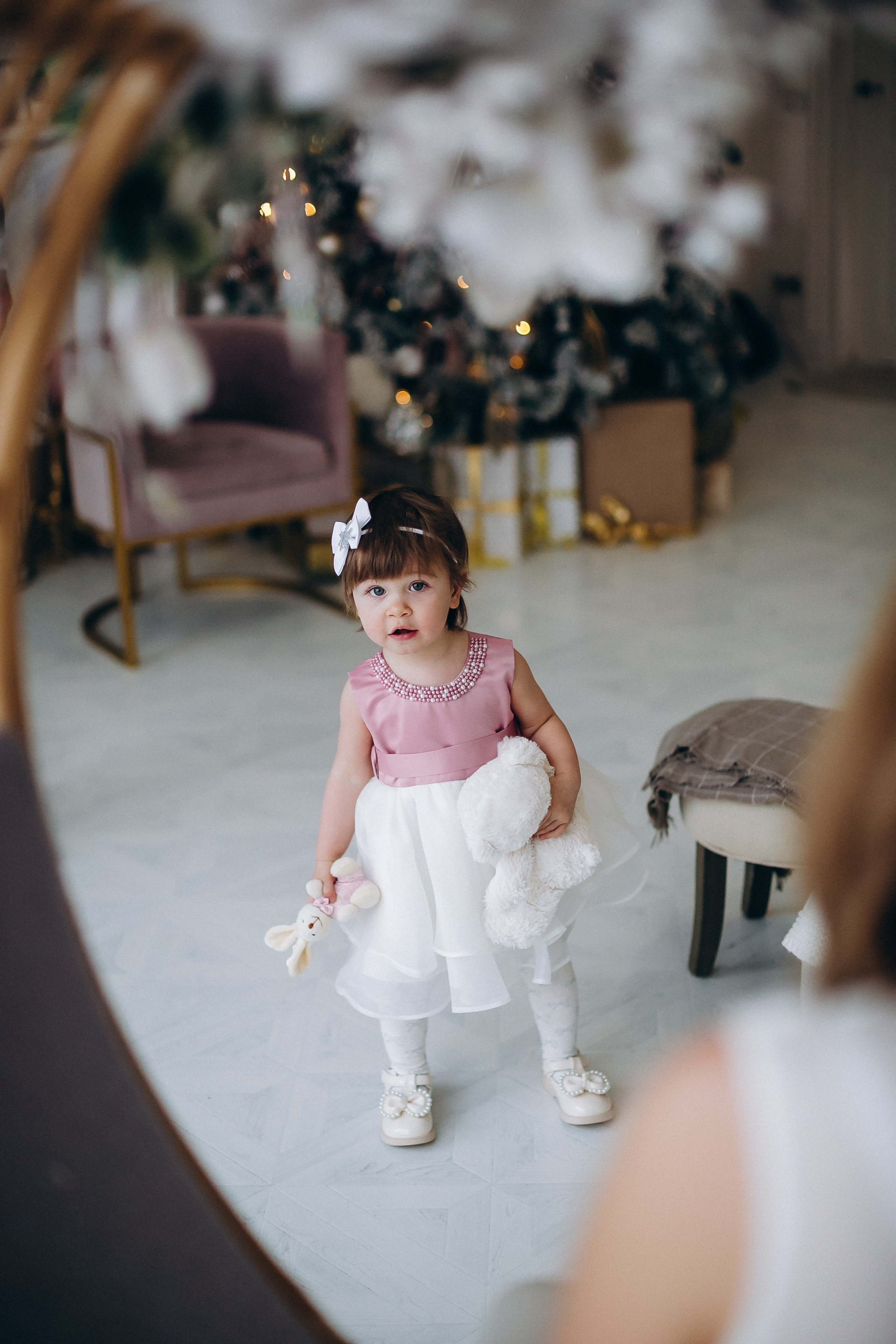 Новогодняя фотосессия в студии. Семейный, детский и школьный фотограф в Москве Рудницкая Анна