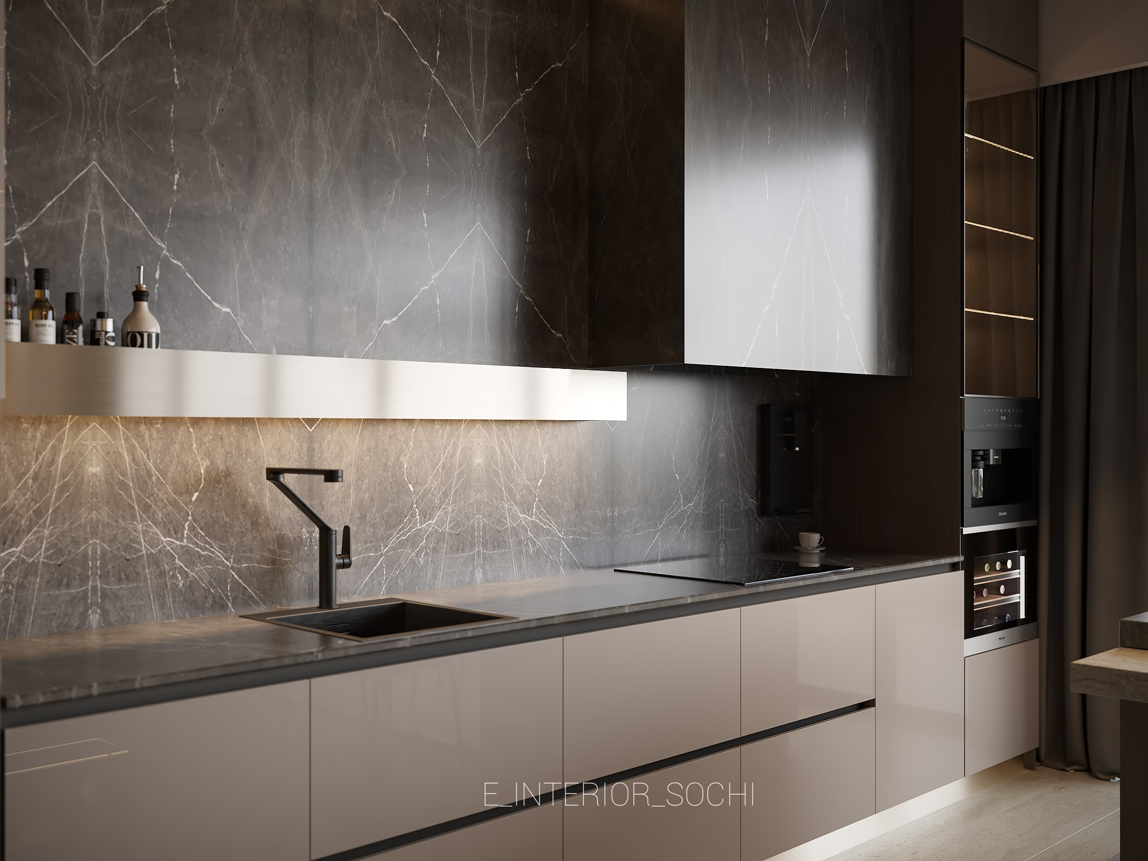 WINGSKY-STONEWOOD. Дизайн интерьера Евгения Тисленко